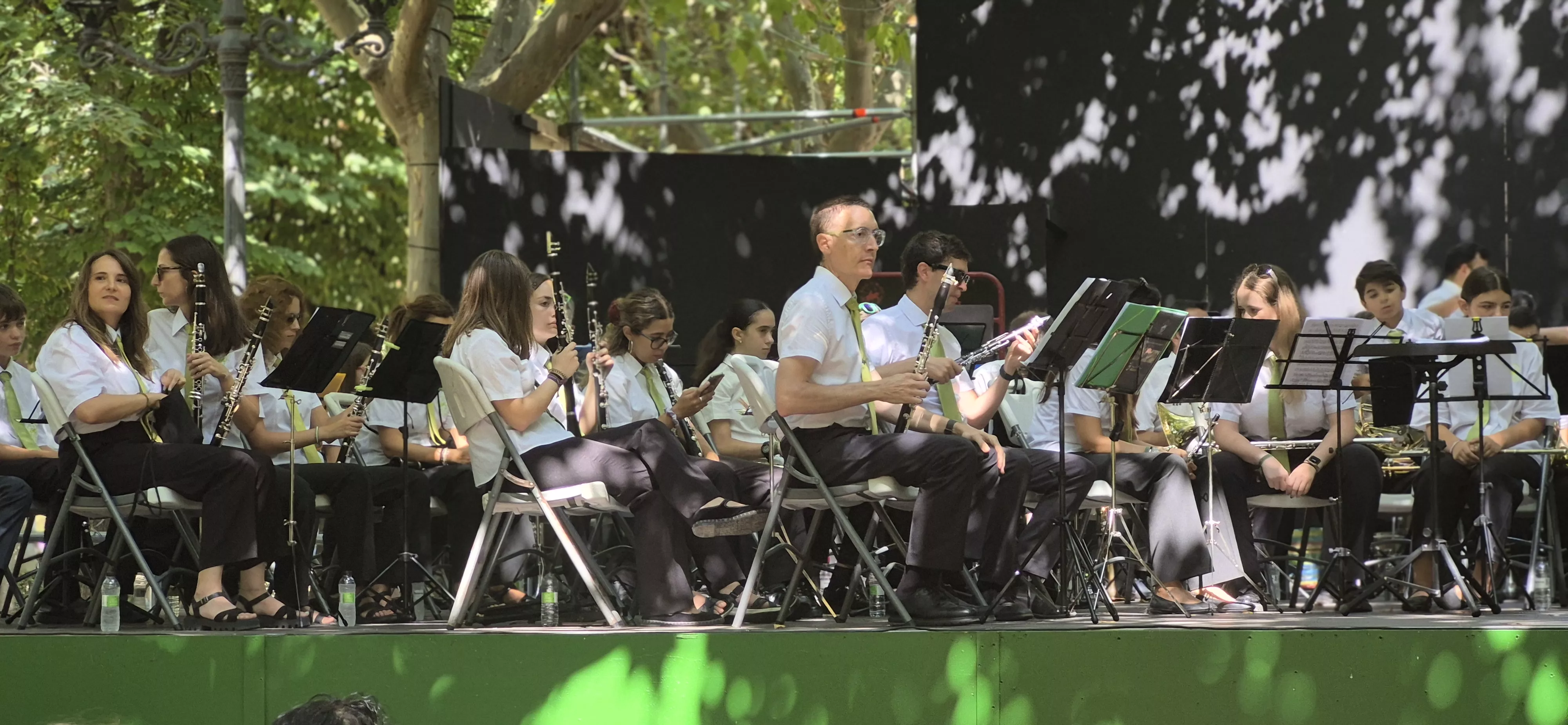 Concierto de la Banda de Música de Huesca del 13 de agosto. Foto Myriam Martínez 