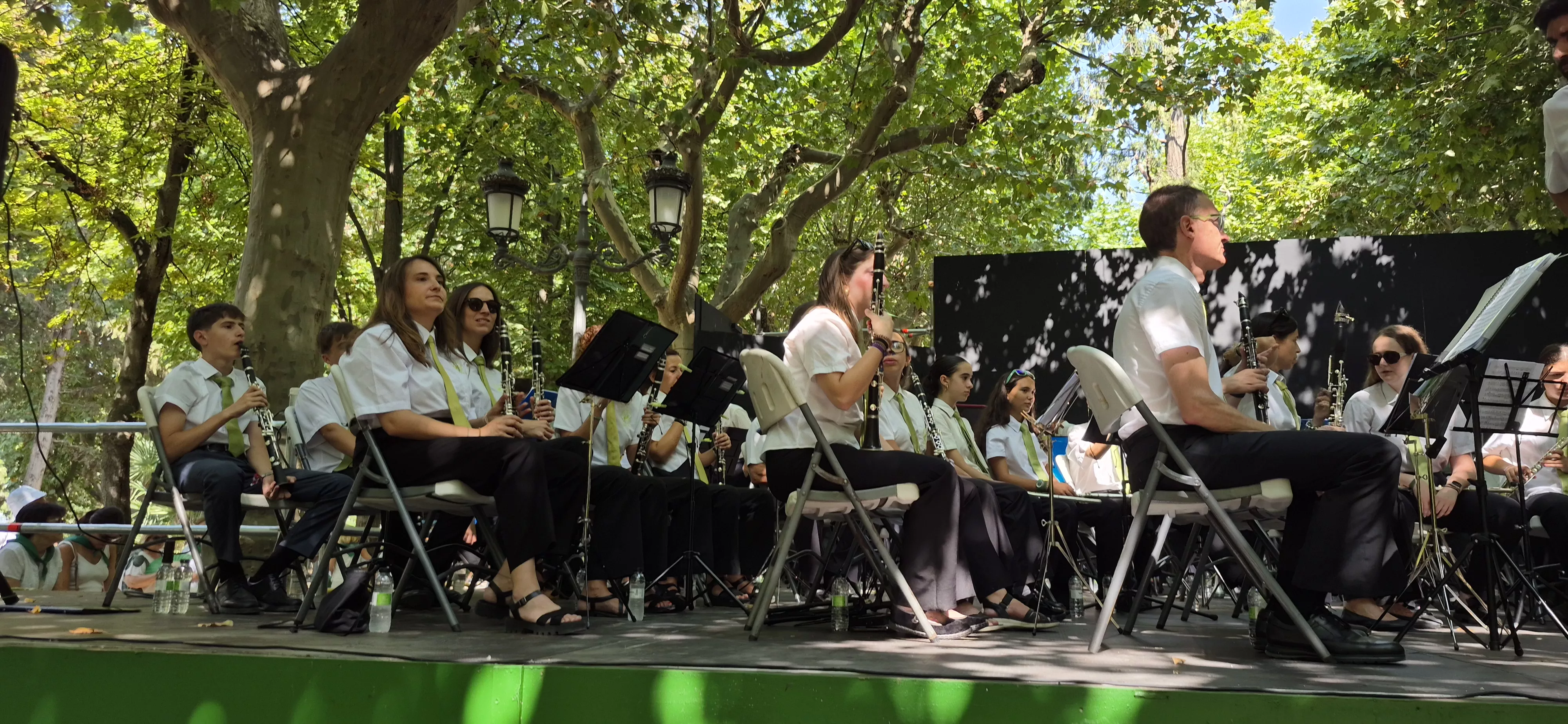 Concierto de la Banda de Música de Huesca del 13 de agosto. Foto Myriam Martínez 