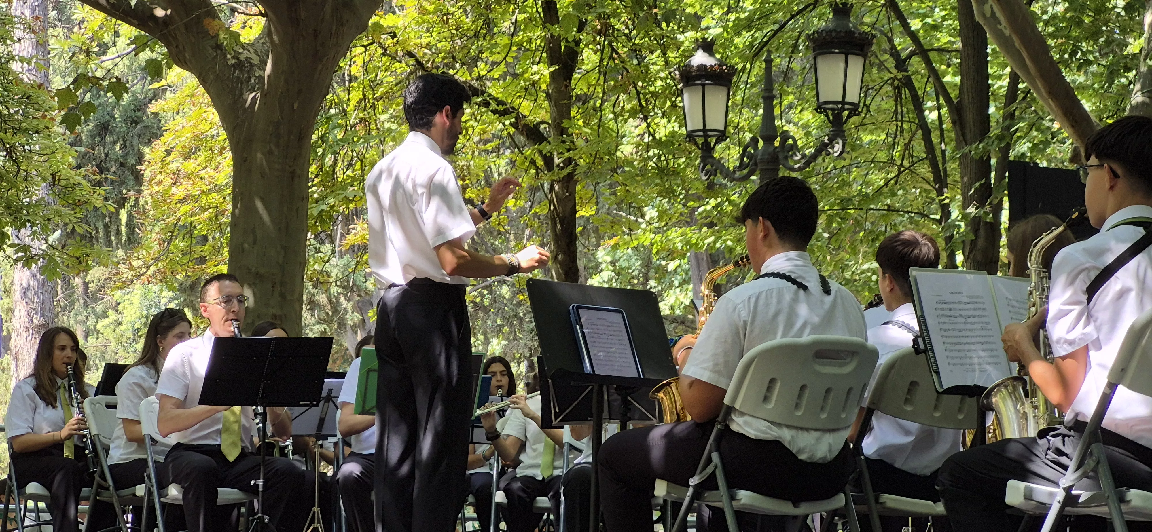 Concierto de la Banda de Música de Huesca del 13 de agosto. Foto Myriam Martínez 