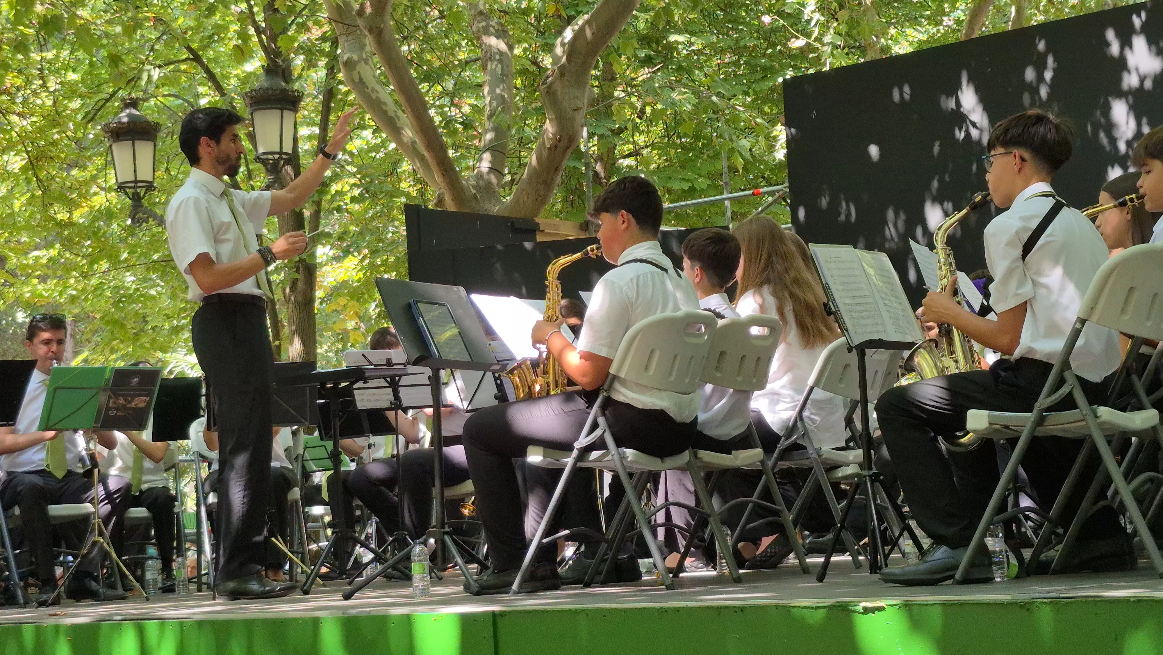 Concierto de la Banda de Música de Huesca del 13 de agosto. Foto Myriam Martínez 