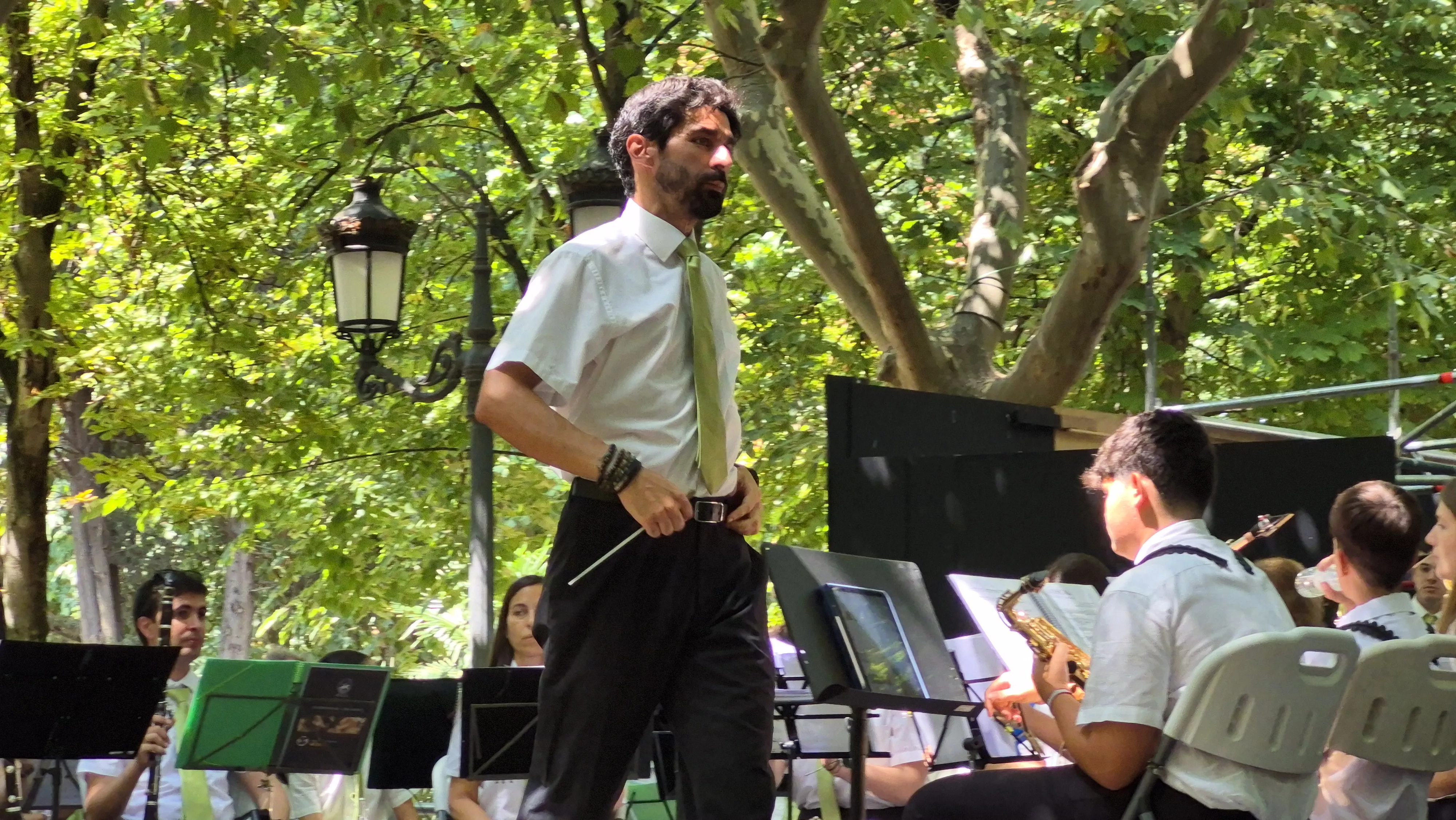 Concierto de la Banda de Música de Huesca del 13 de agosto. Foto Myriam Martínez 