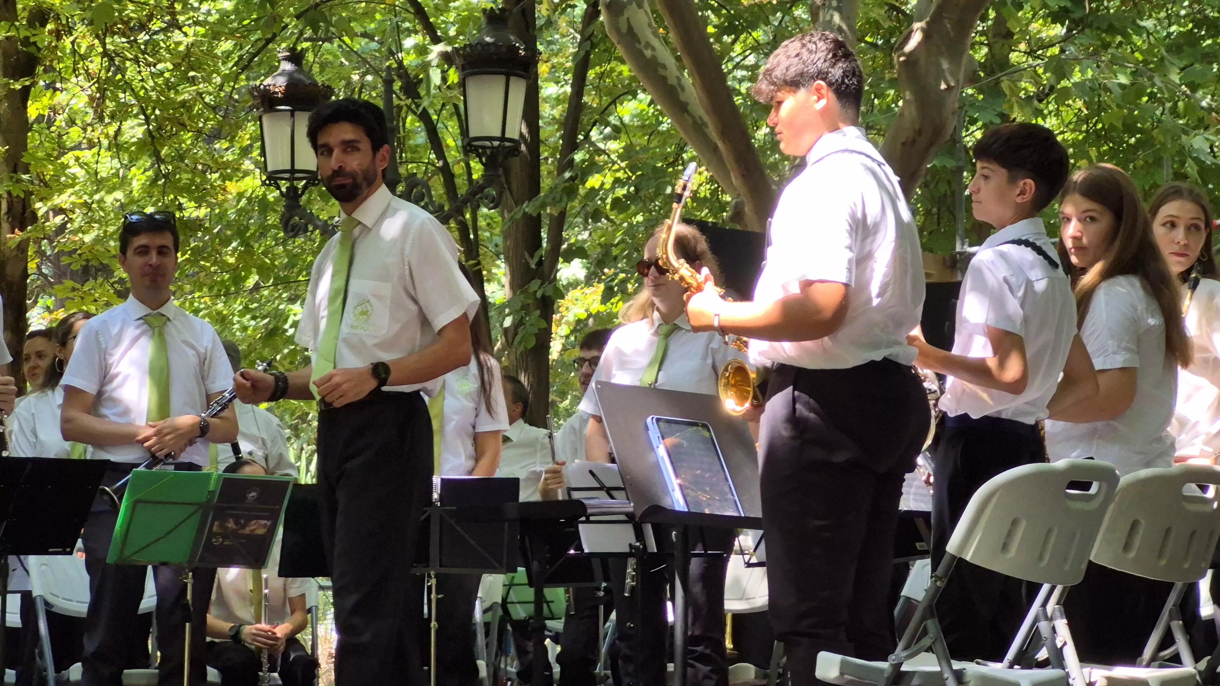 Concierto de la Banda de Música de Huesca del 13 de agosto. Foto Myriam Martínez 