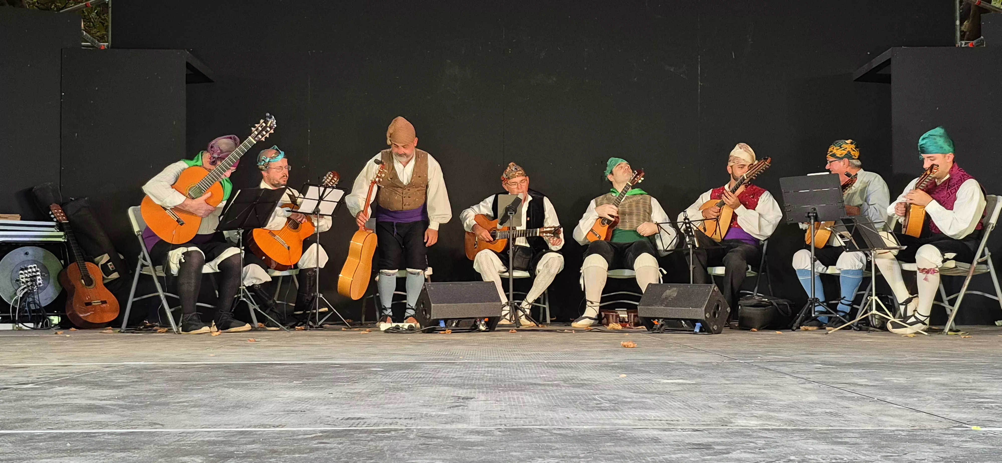 Roldán del Alto Aragón en las fiestas de San Lorenzo. Foto Myriam Martínez