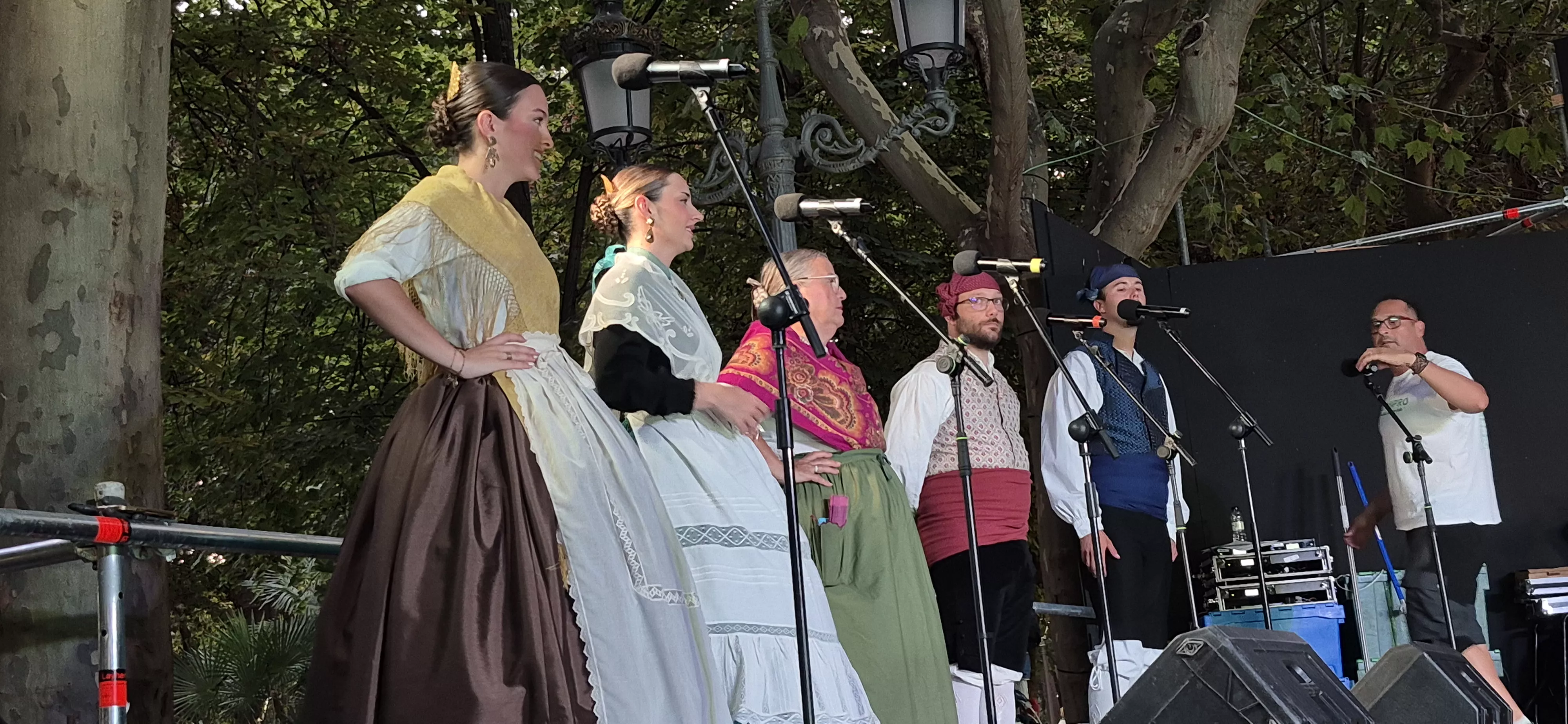 Roldán del Alto Aragón en las fiestas de San Lorenzo. Foto Myriam Martínez