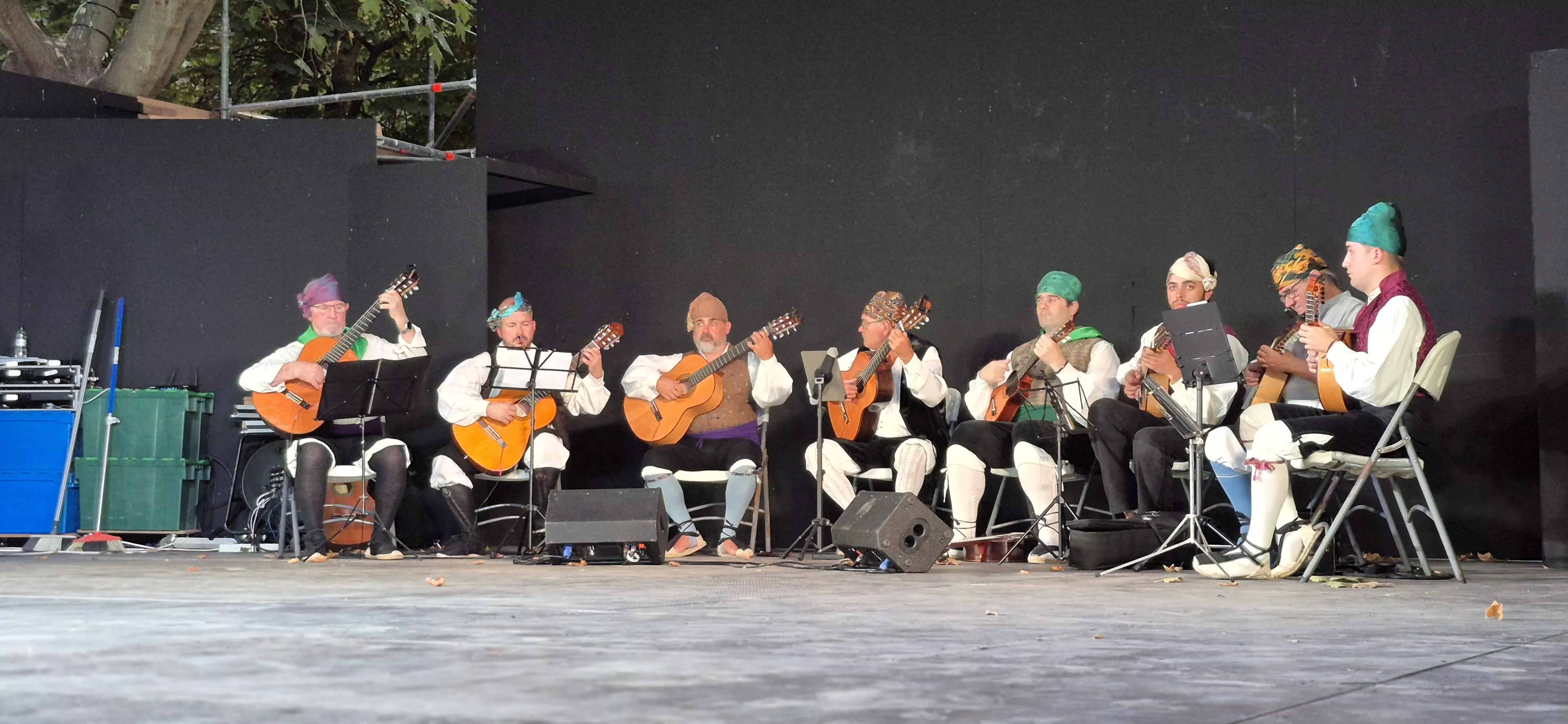 Roldán del Alto Aragón en las fiestas de San Lorenzo. Foto Myriam Martínez