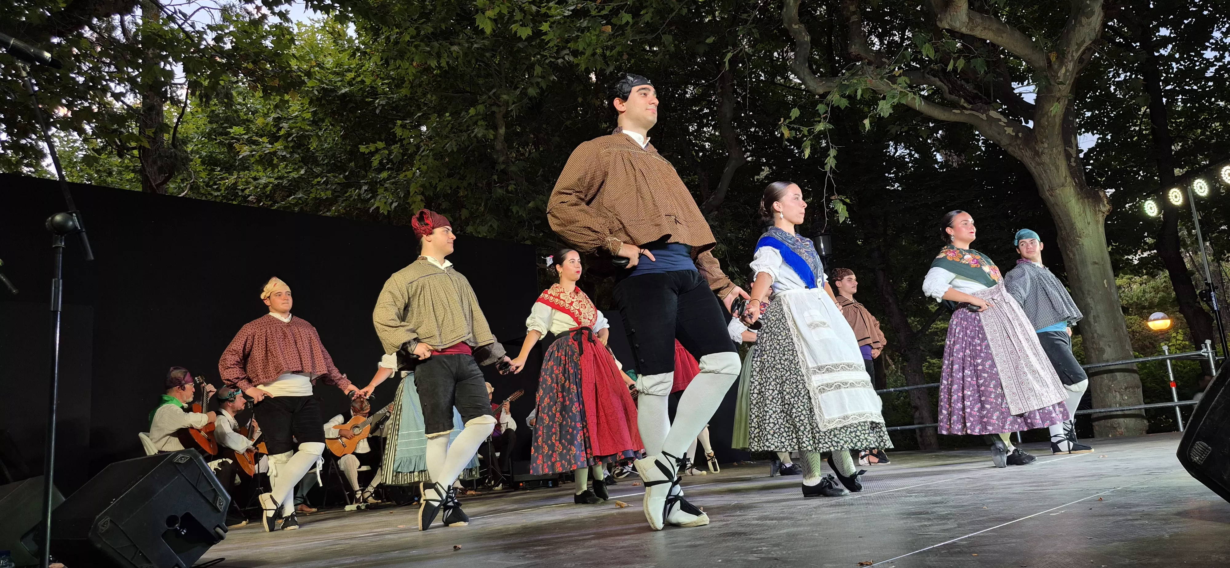 Roldán del Alto Aragón en las fiestas de San Lorenzo. Foto Myriam Martínez