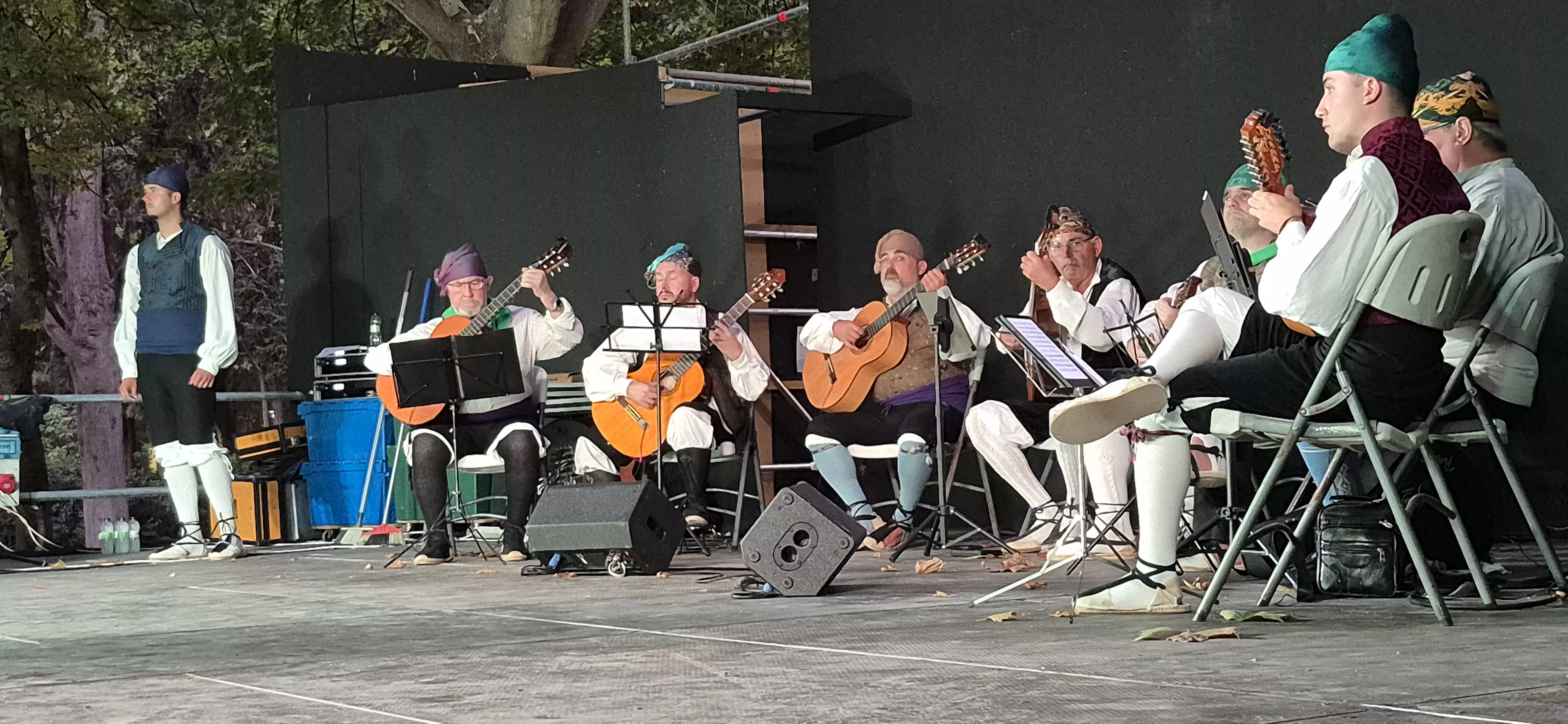 Roldán del Alto Aragón en las fiestas de San Lorenzo. Foto Myriam Martínez