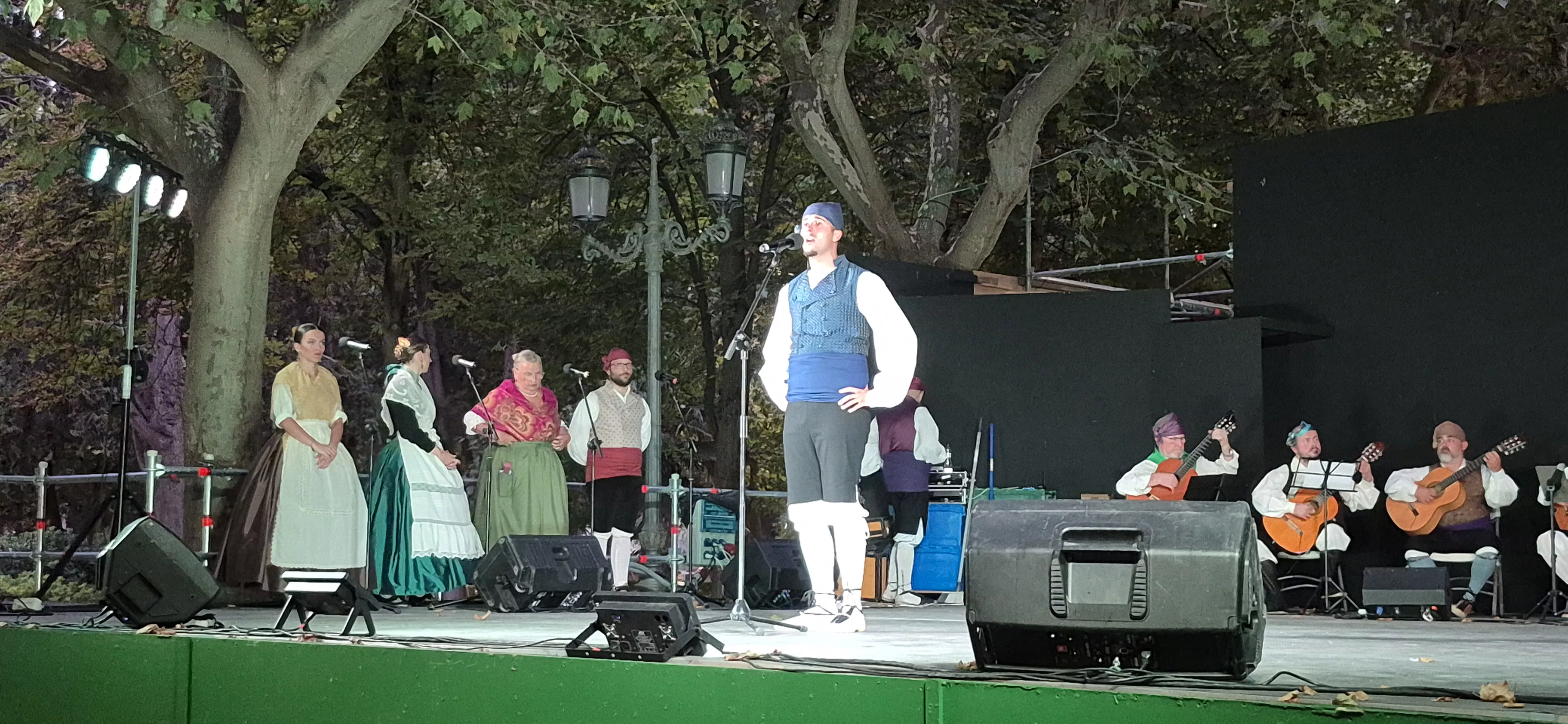 Roldán del Alto Aragón en las fiestas de San Lorenzo. Foto Myriam Martínez