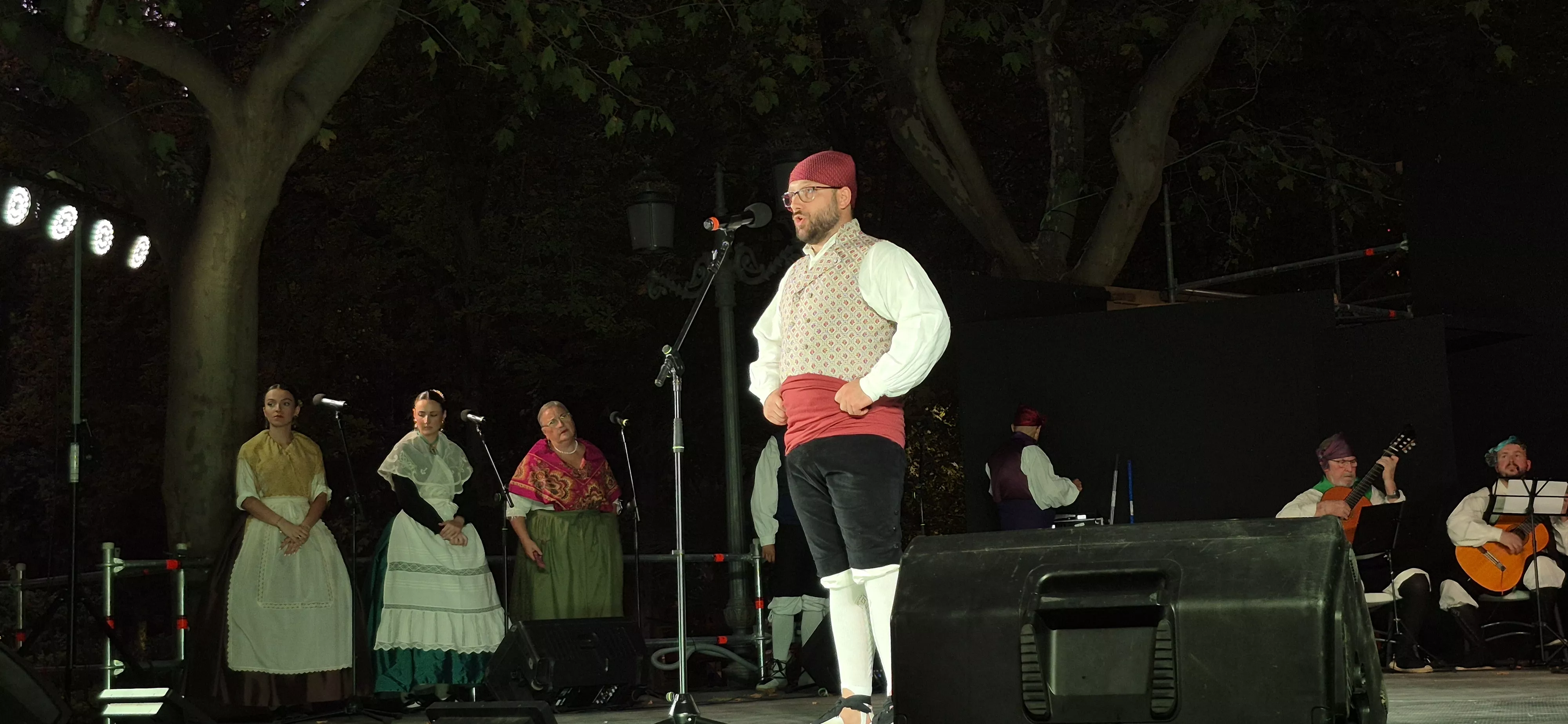 Roldán del Alto Aragón en las fiestas de San Lorenzo. Foto Myriam Martínez
