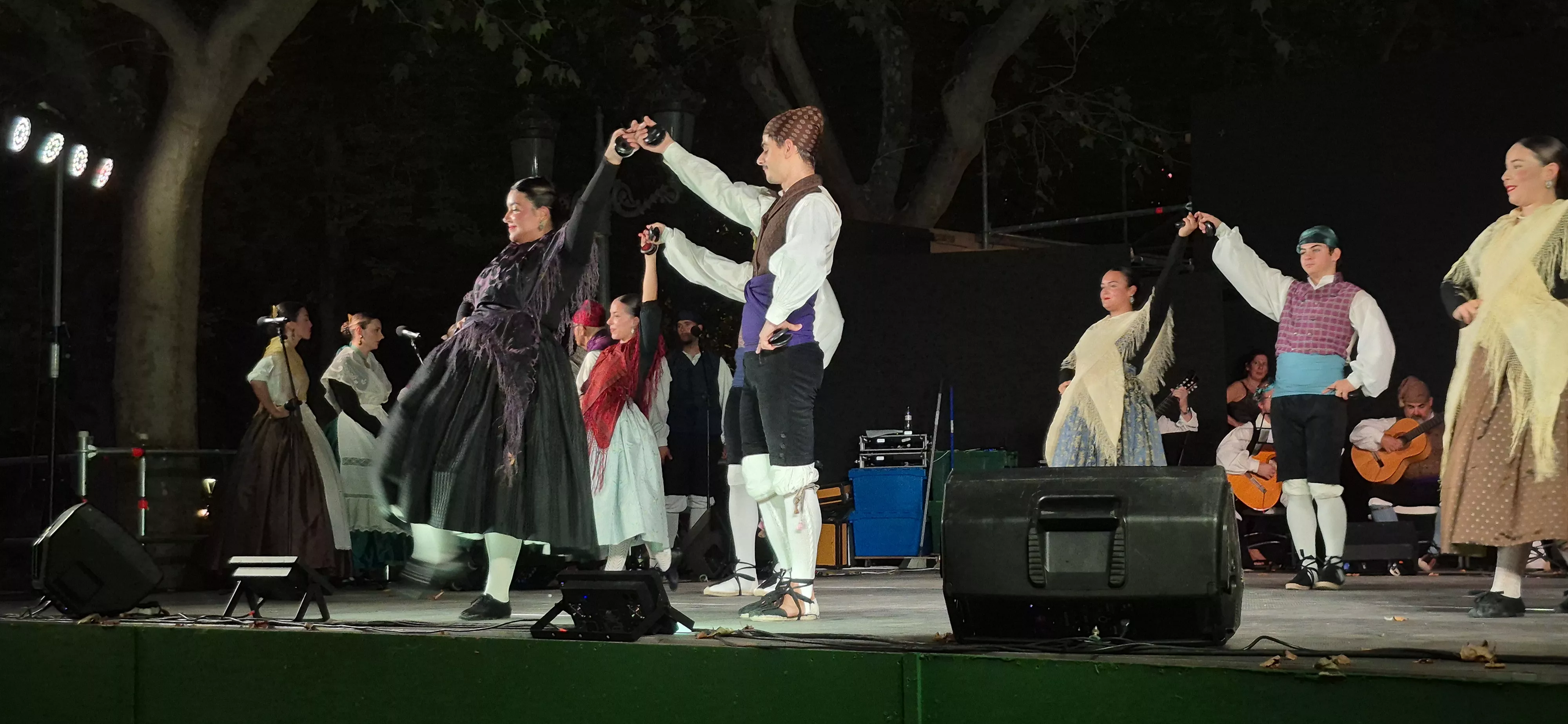 Roldán del Alto Aragón en las fiestas de San Lorenzo. Foto Myriam Martínez