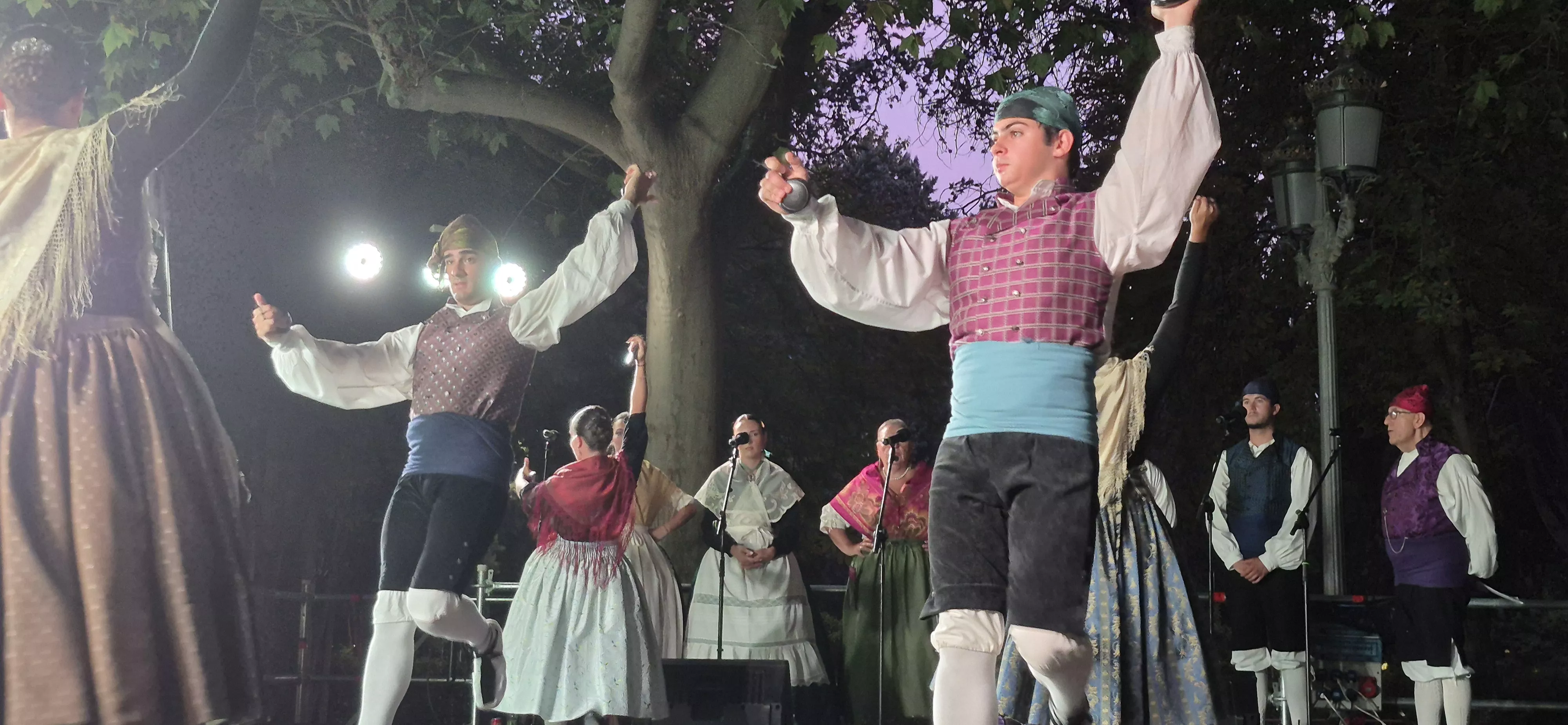 Roldán del Alto Aragón en las fiestas de San Lorenzo. Foto Myriam Martínez