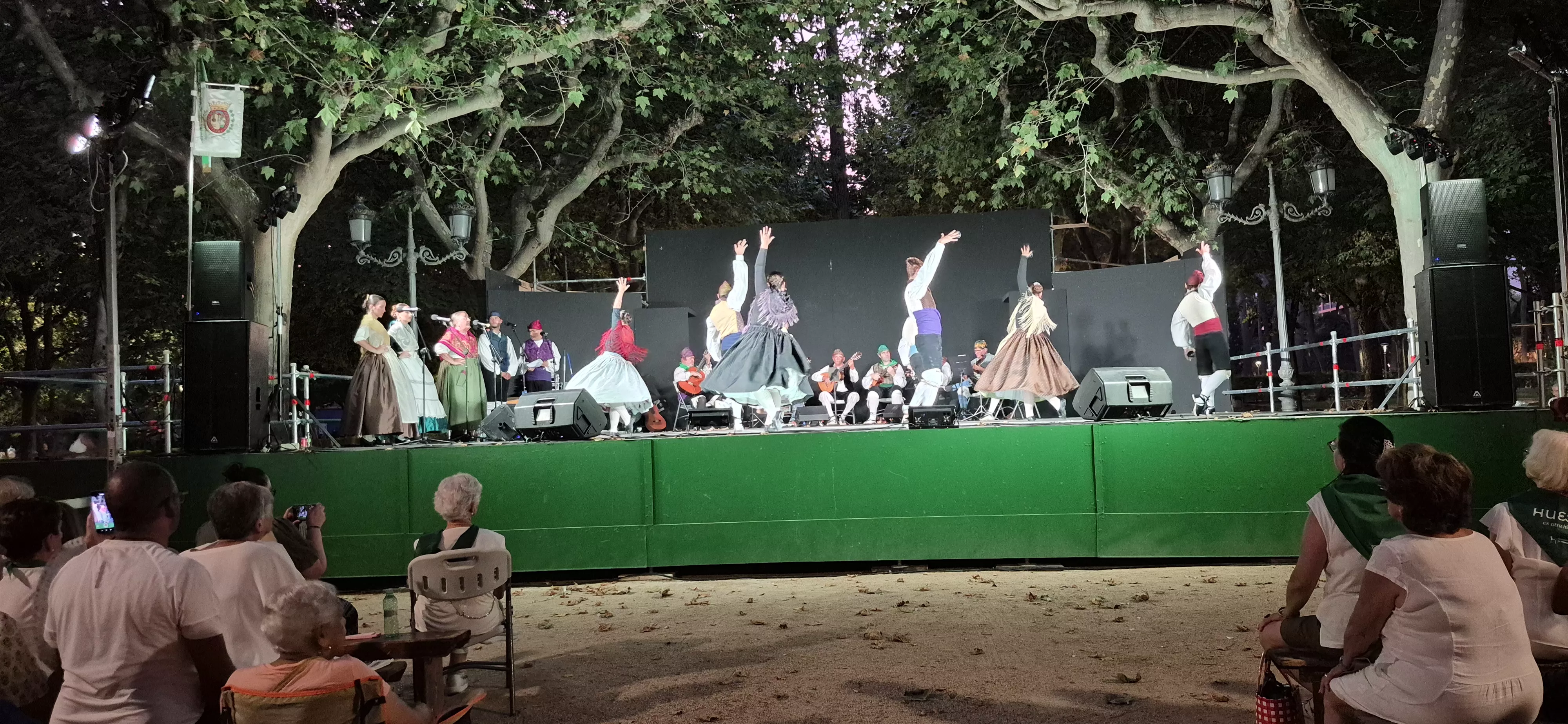 Roldán del Alto Aragón en las fiestas de San Lorenzo. Foto Myriam Martínez
