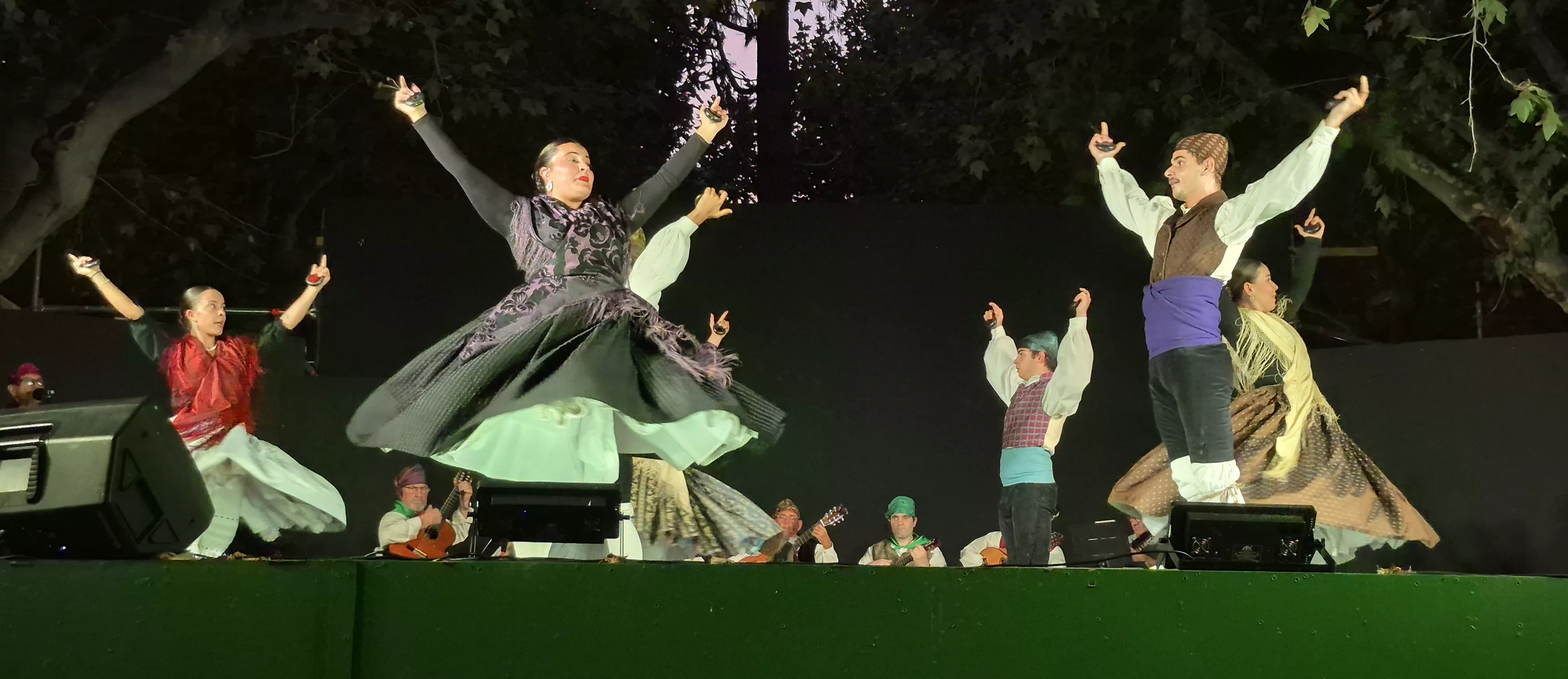 Roldán del Alto Aragón en las fiestas de San Lorenzo. Foto Myriam Martínez
