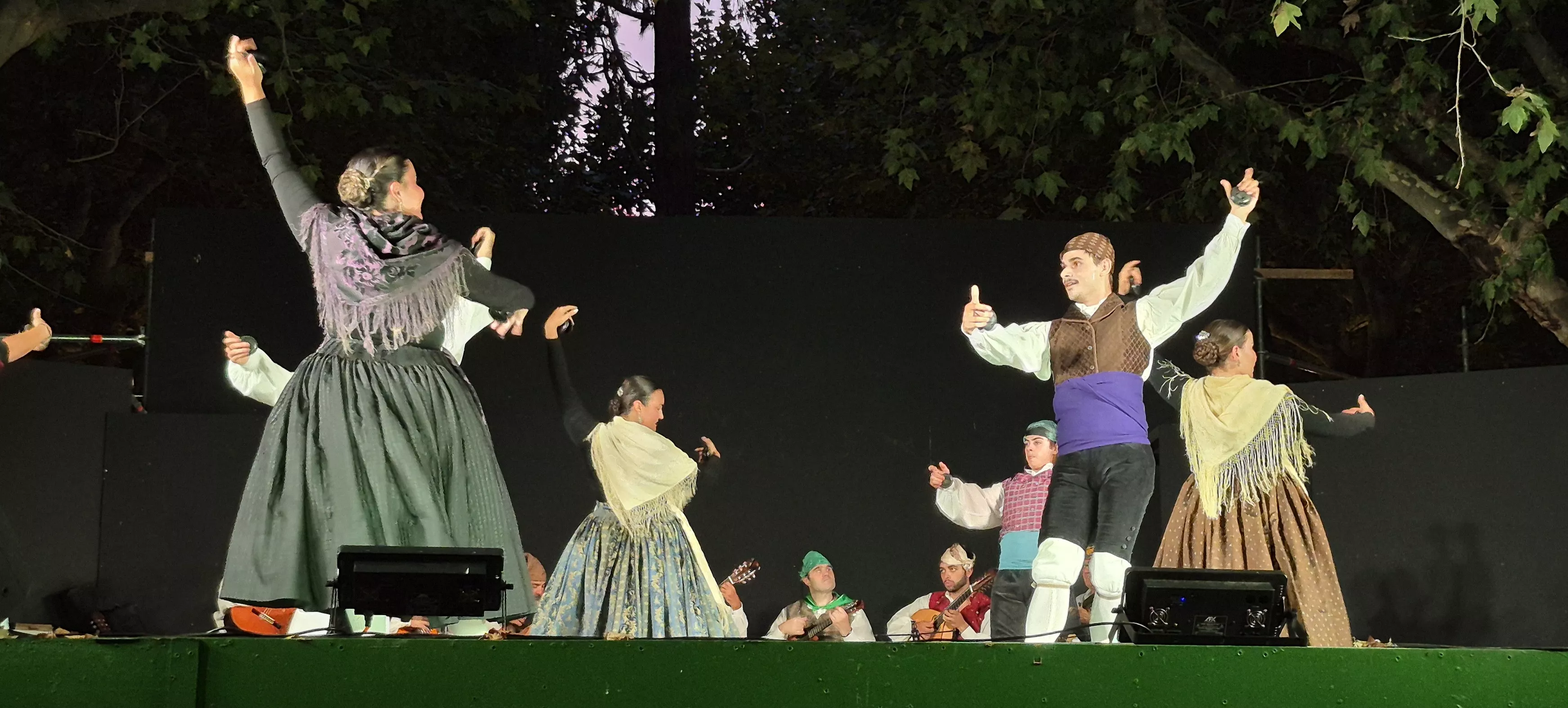 Roldán del Alto Aragón en las fiestas de San Lorenzo. Foto Myriam Martínez