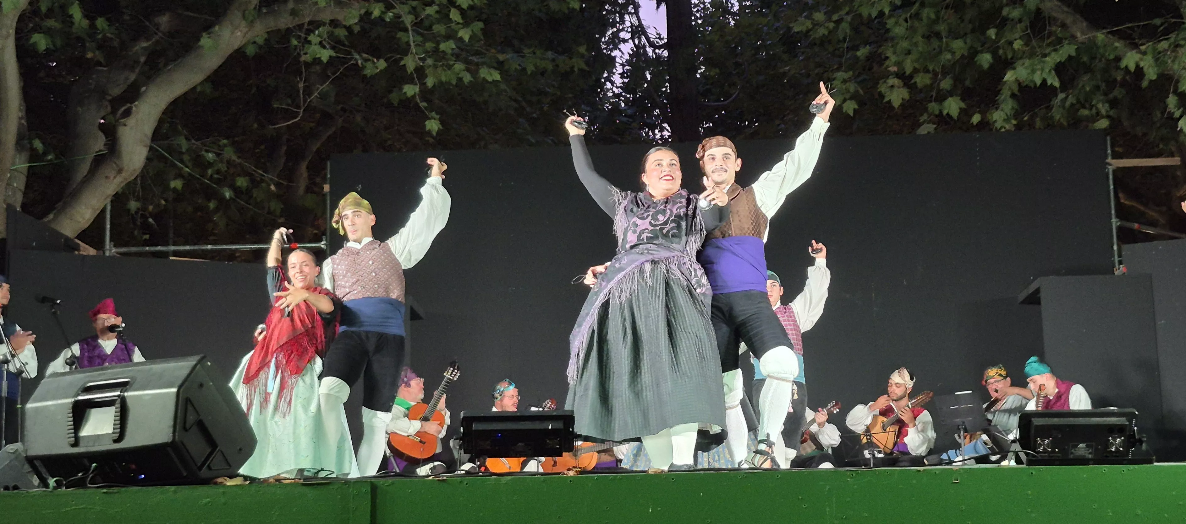 Roldán del Alto Aragón en las fiestas de San Lorenzo. Foto Myriam Martínez
