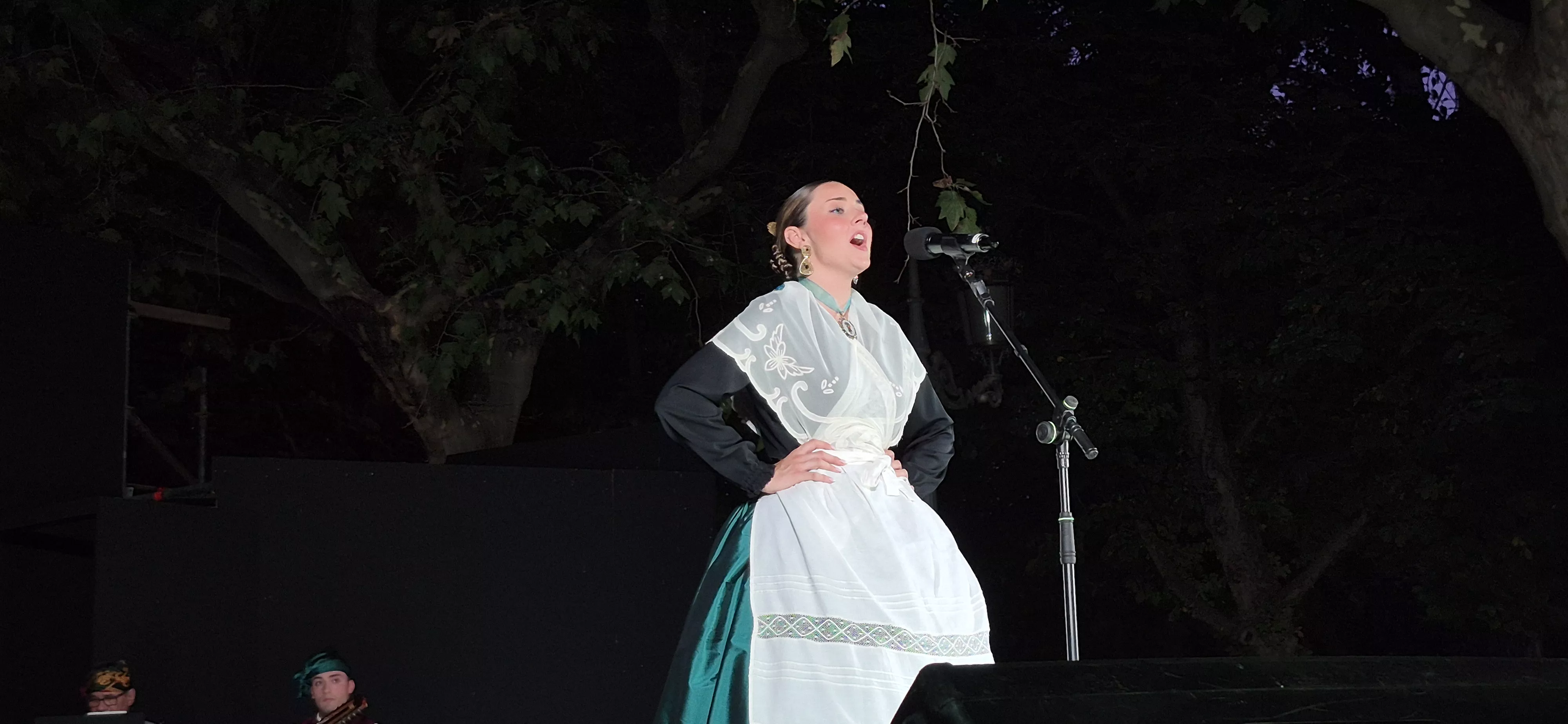 Roldán del Alto Aragón en las fiestas de San Lorenzo. Foto Myriam Martínez