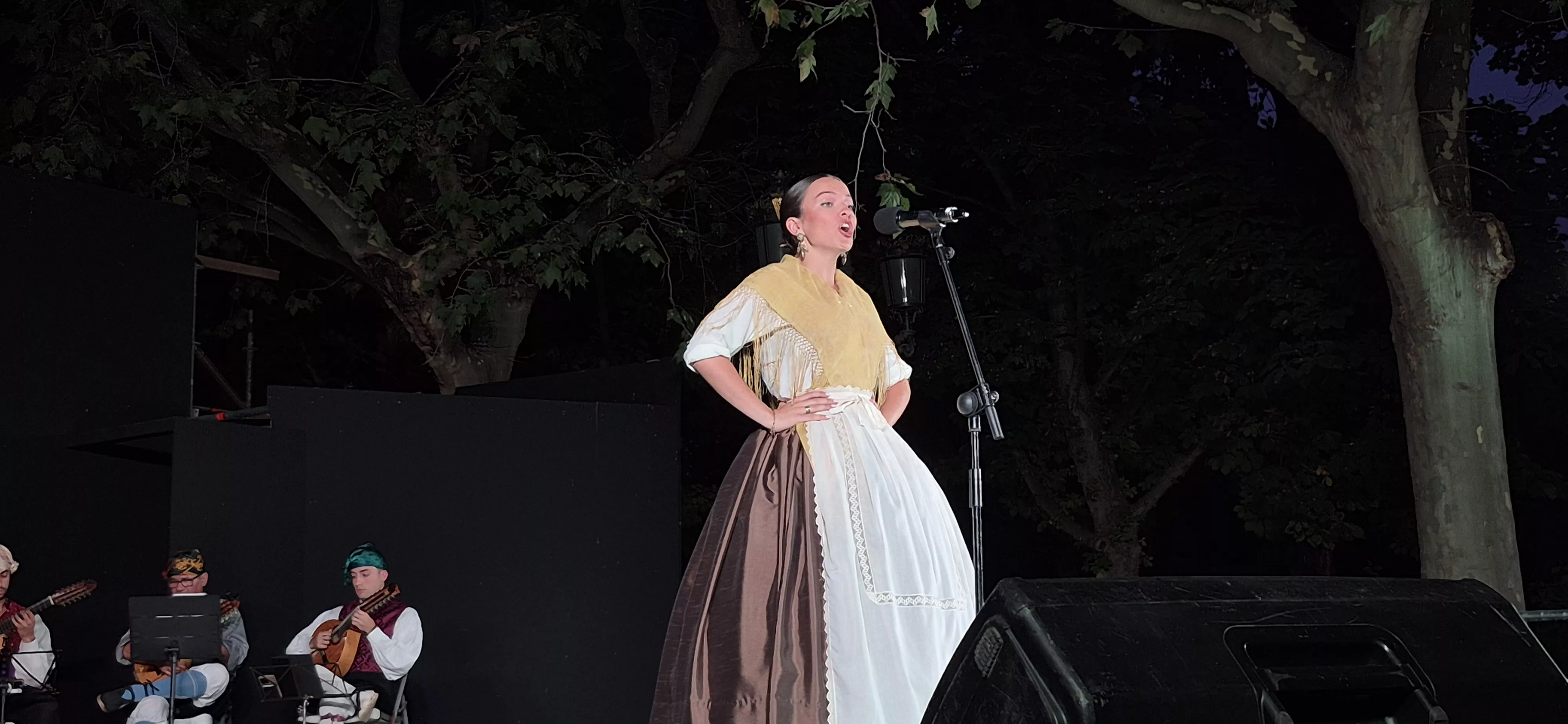 Roldán del Alto Aragón en las fiestas de San Lorenzo. Foto Myriam Martínez