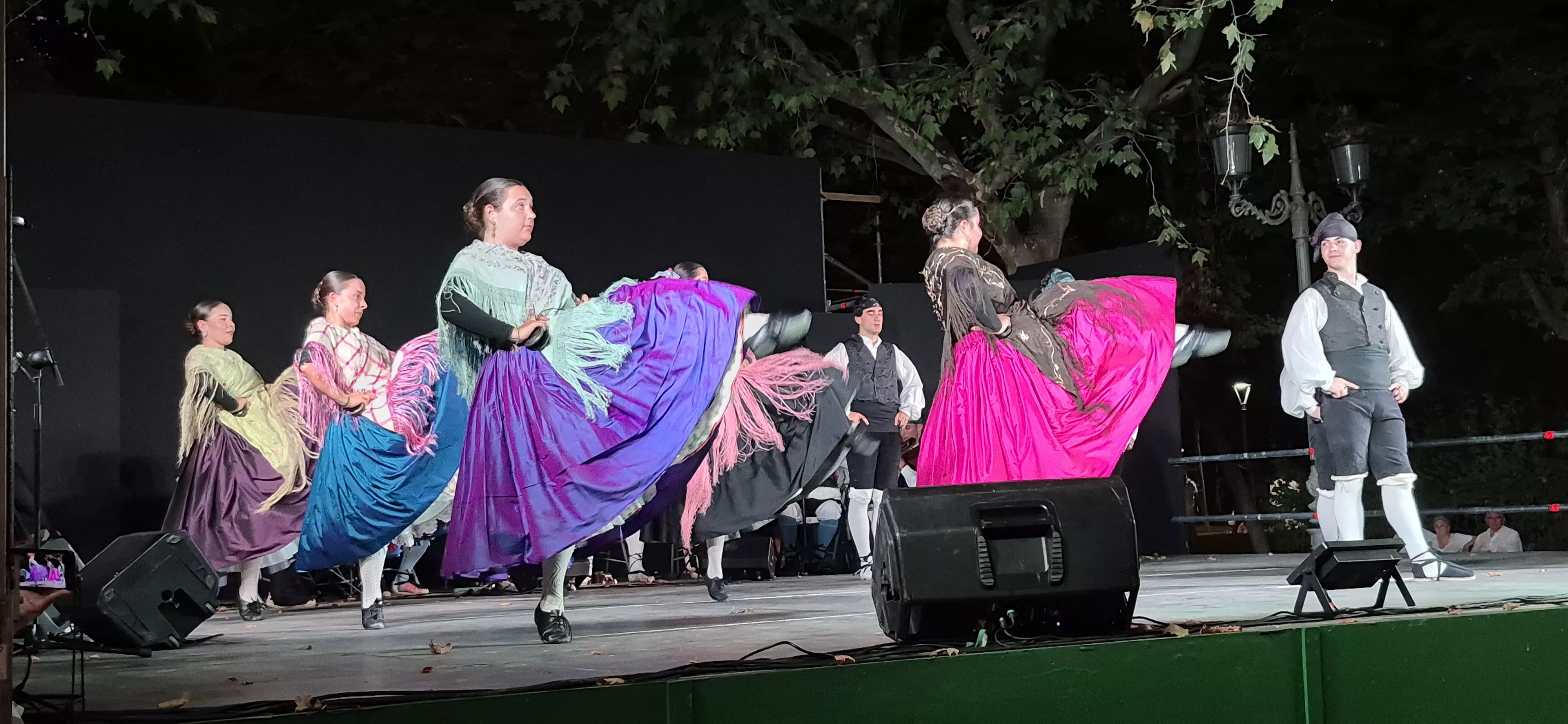 Roldán del Alto Aragón en las fiestas de San Lorenzo. Foto Myriam Martínez