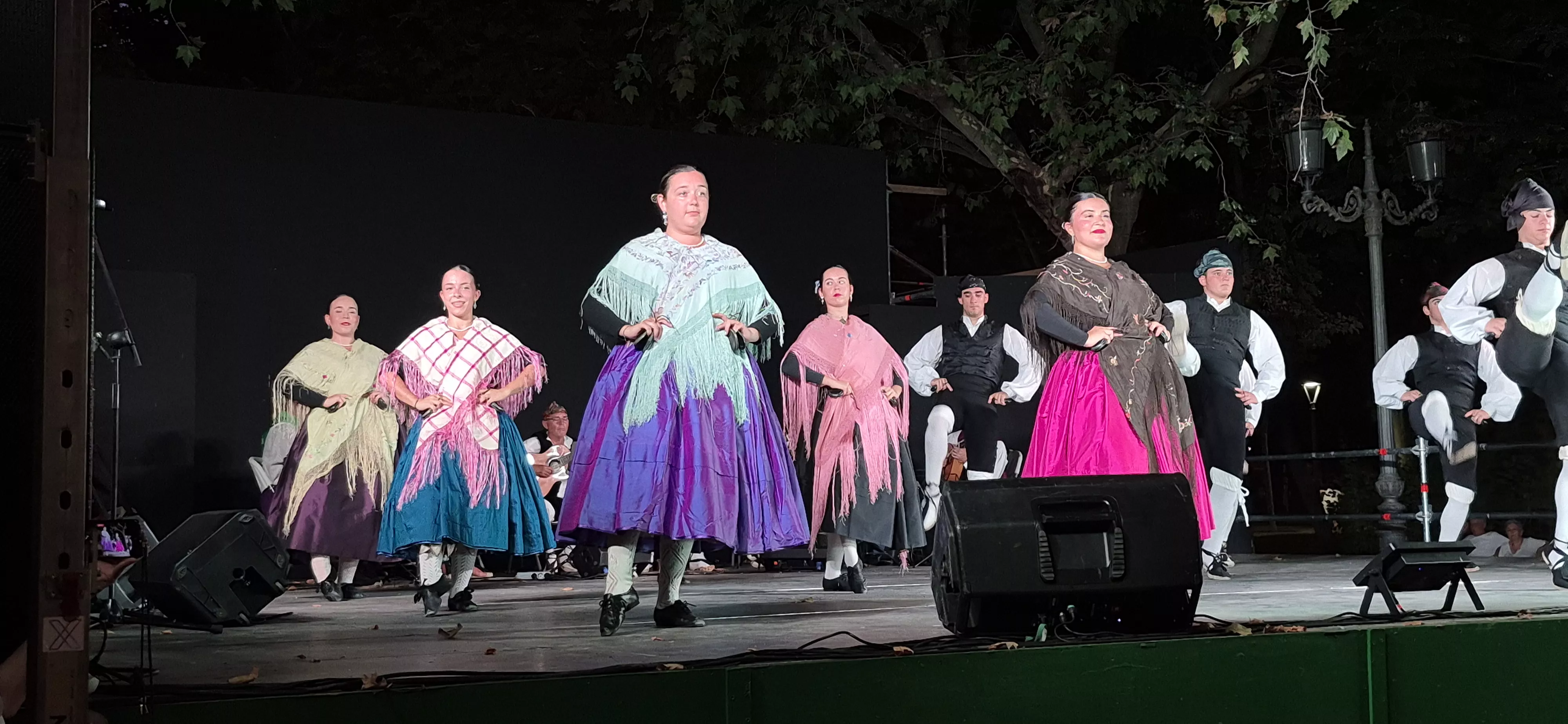 Roldán del Alto Aragón en las fiestas de San Lorenzo. Foto Myriam Martínez