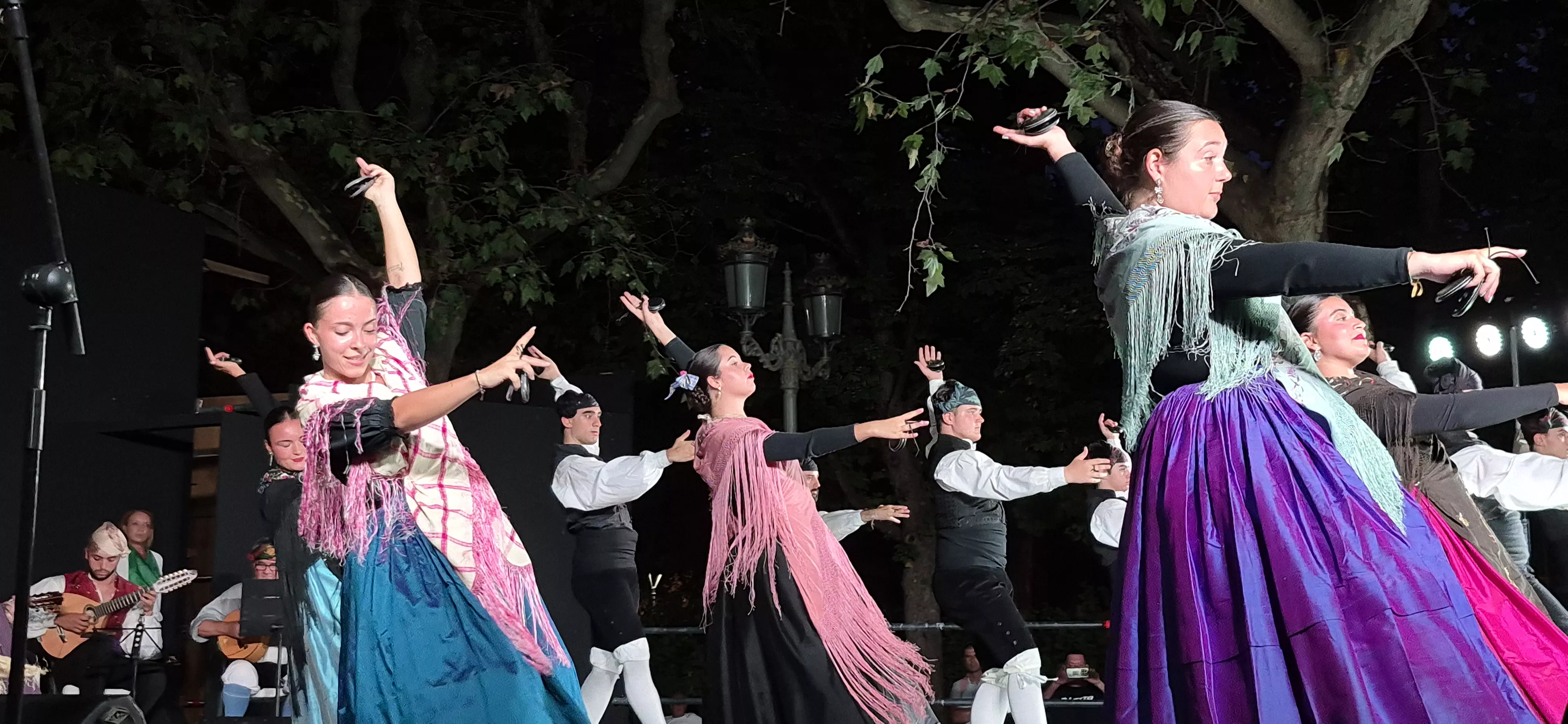 Roldán del Alto Aragón en las fiestas de San Lorenzo. Foto Myriam Martínez