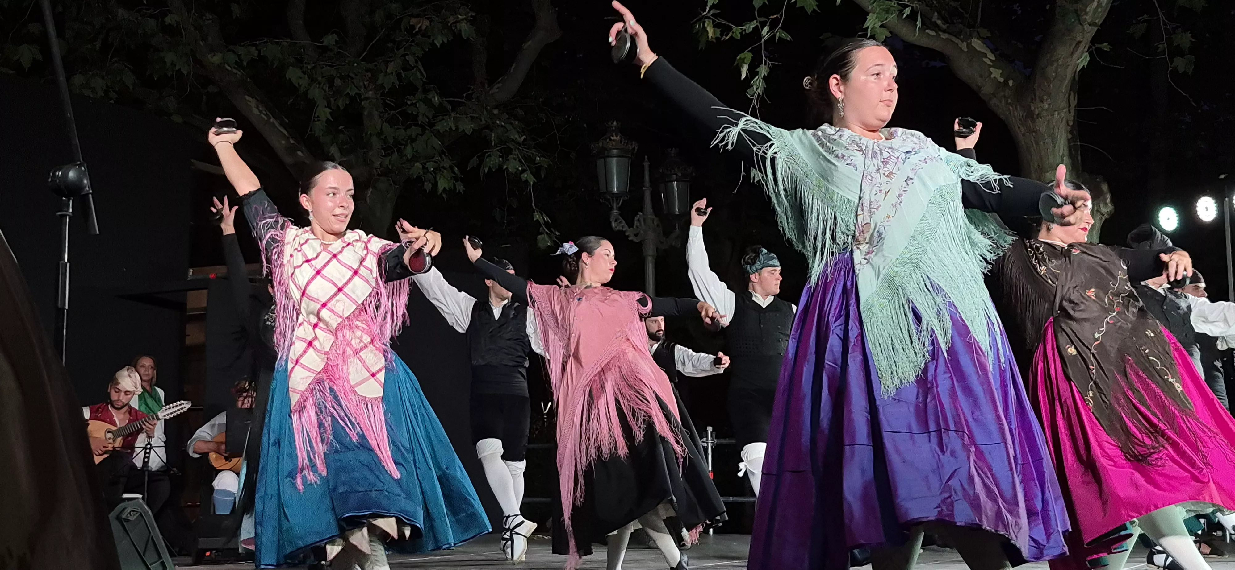Roldán del Alto Aragón en las fiestas de San Lorenzo. Foto Myriam Martínez