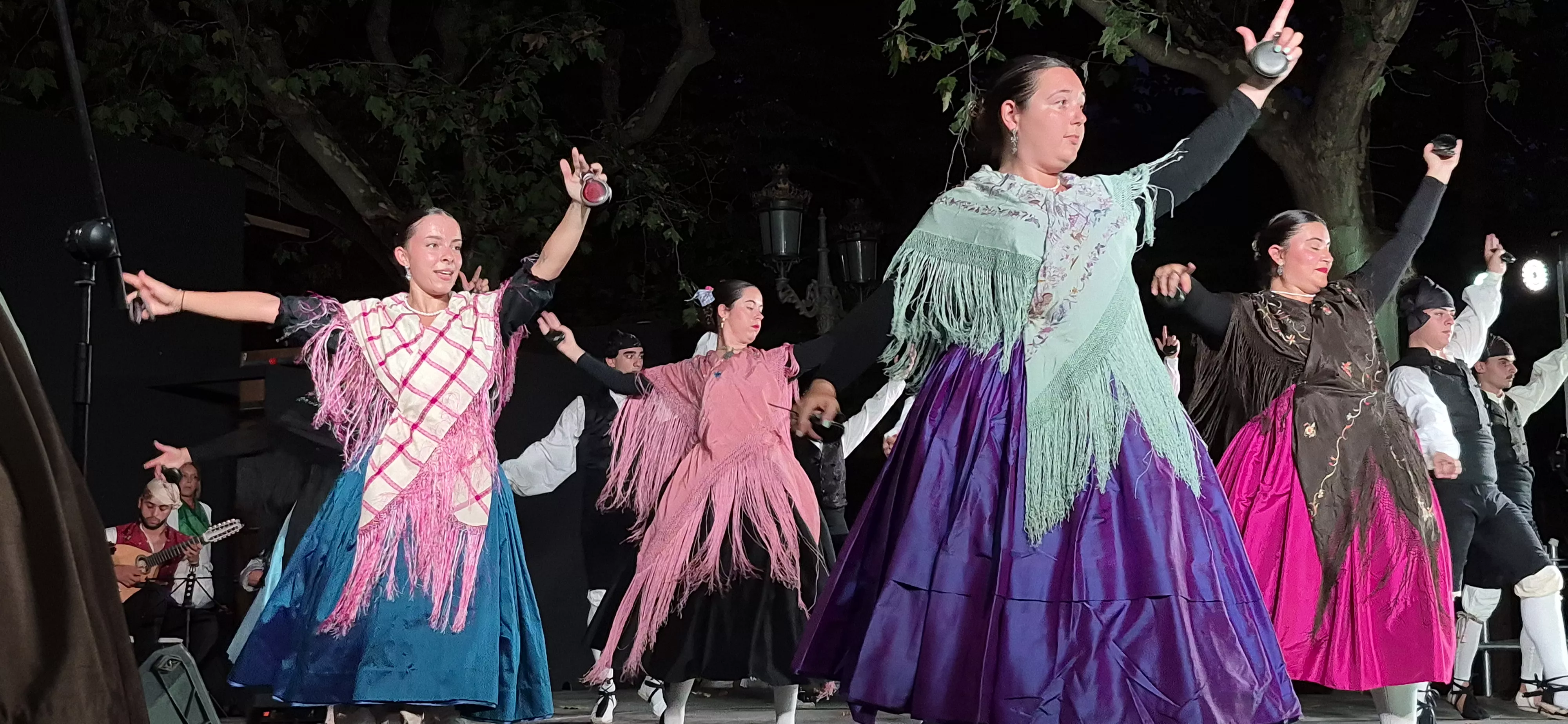 Roldán del Alto Aragón en las fiestas de San Lorenzo. Foto Myriam Martínez