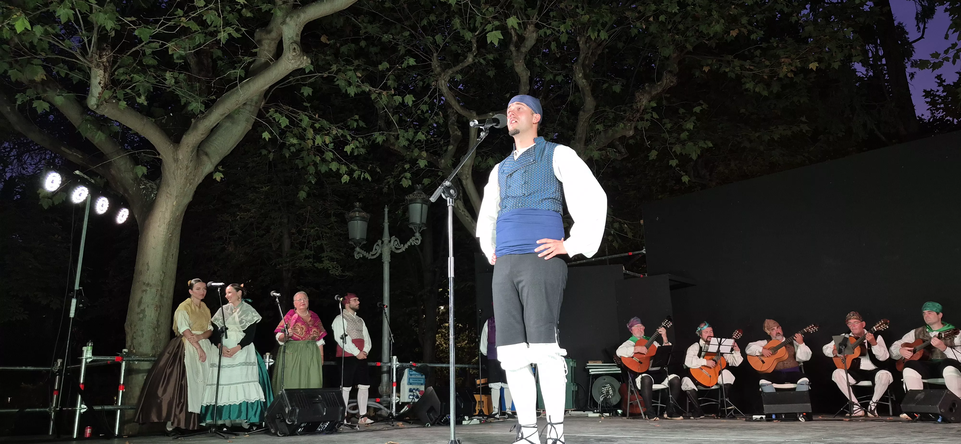 Roldán del Alto Aragón en las fiestas de San Lorenzo. Foto Myriam Martínez