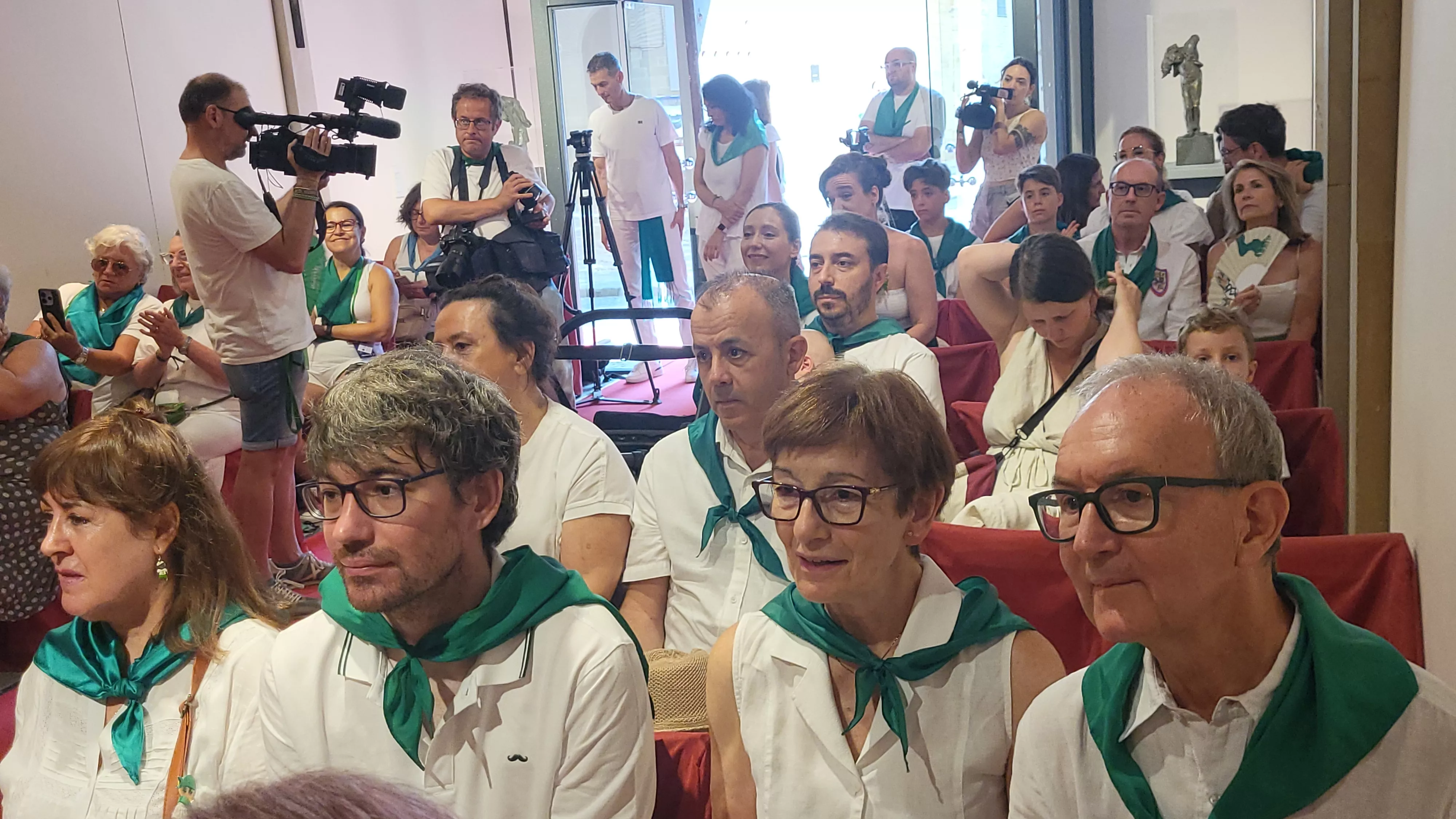 Acto de reconocimiento de los oscenses en el exterior. Foto Mercedes Manterola