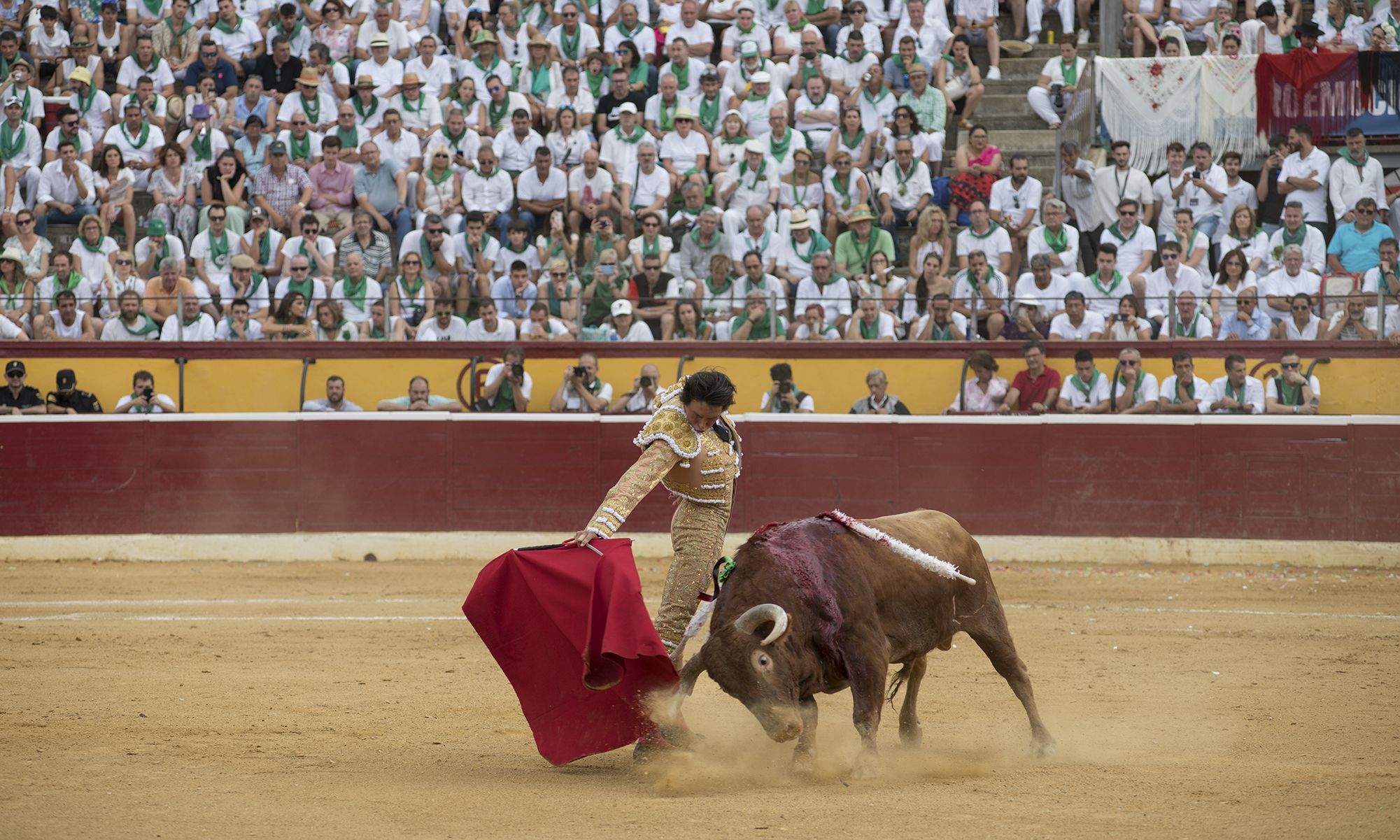 Roca Rey en Huesca. Es uno de los atractivos de la Feria de la Albahaca de Huesca de Tauroemoción. Foto Jacques Valat 