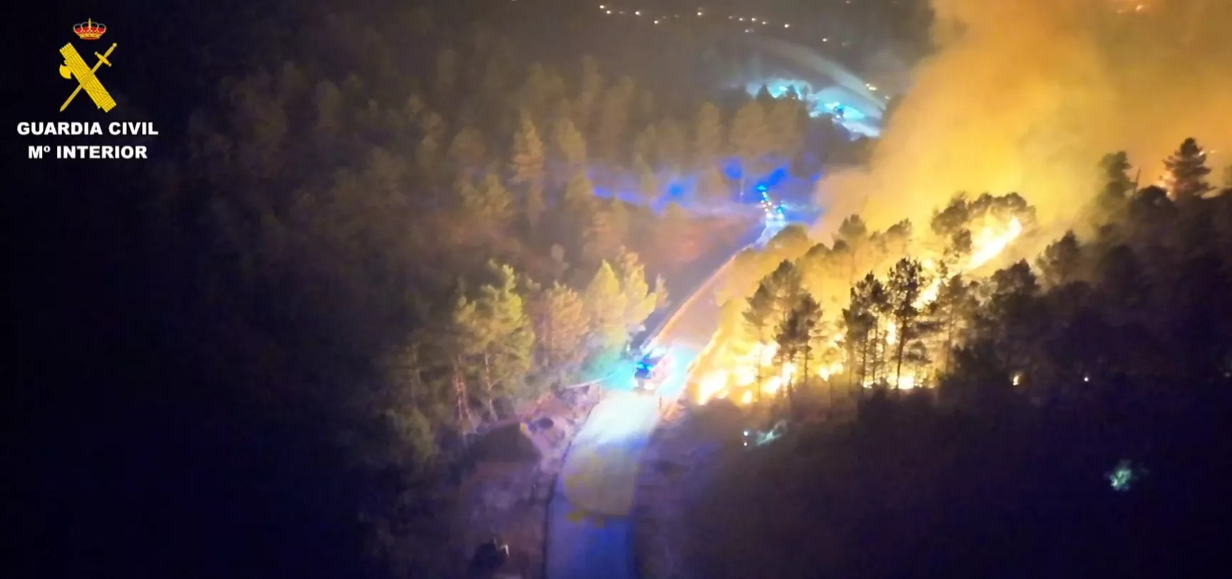 Fuego en Las Peñas de Riglos