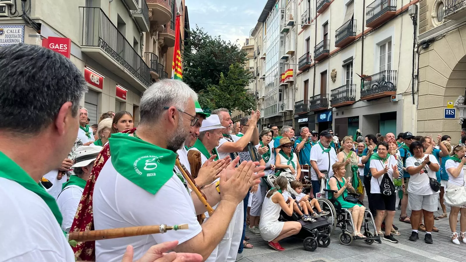 XIII Trobada de Gaiteros de Aragón y XXVIII Aniversario de Gaiters de Tierra Plana. Foto Mercedes Manterola