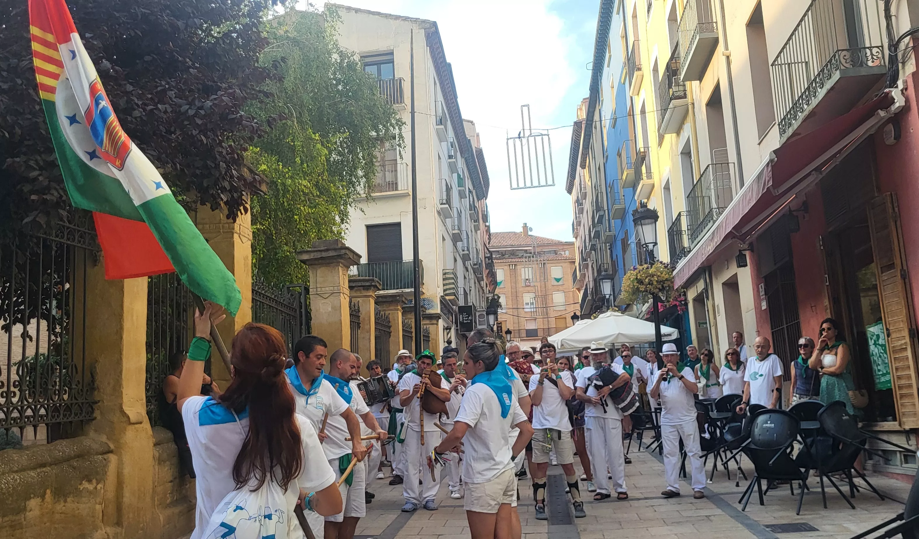 XIII Trobada de Gaiteros de Aragón y XXVIII Aniversario de Gaiters de Tierra Plana. Foto Mercedes Manterola