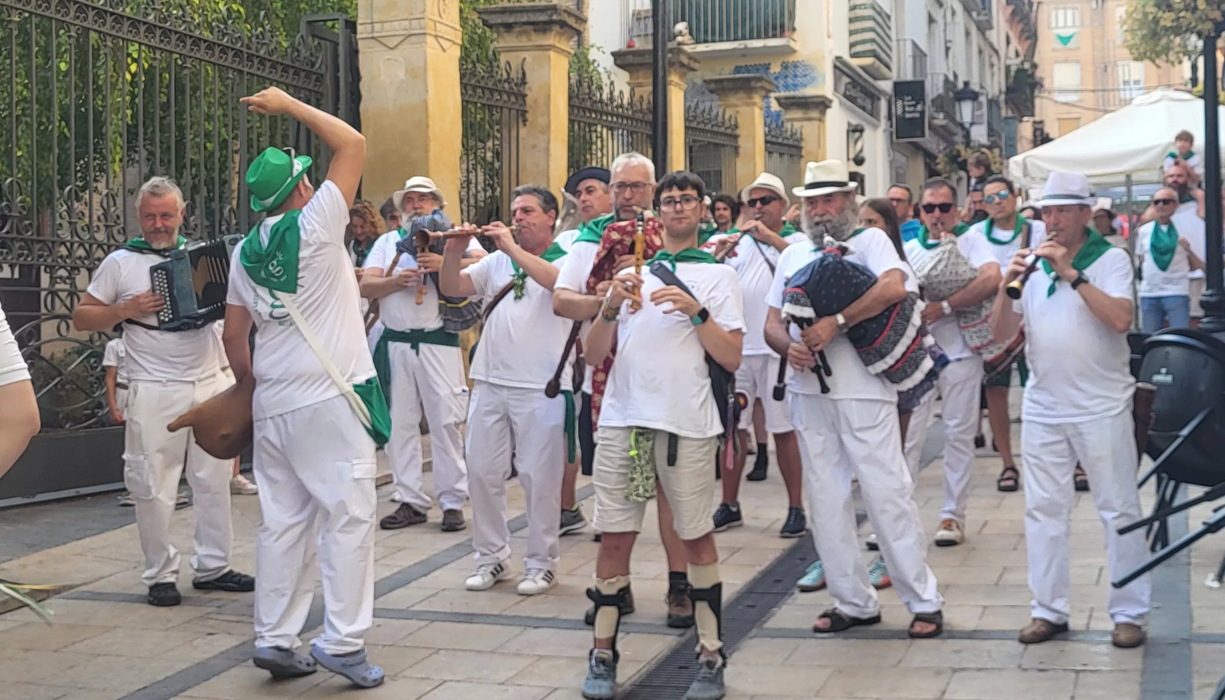 XIII Trobada de Gaiteros de Aragón y XXVIII Aniversario de Gaiters de Tierra Plana. Foto Mercedes Manterola