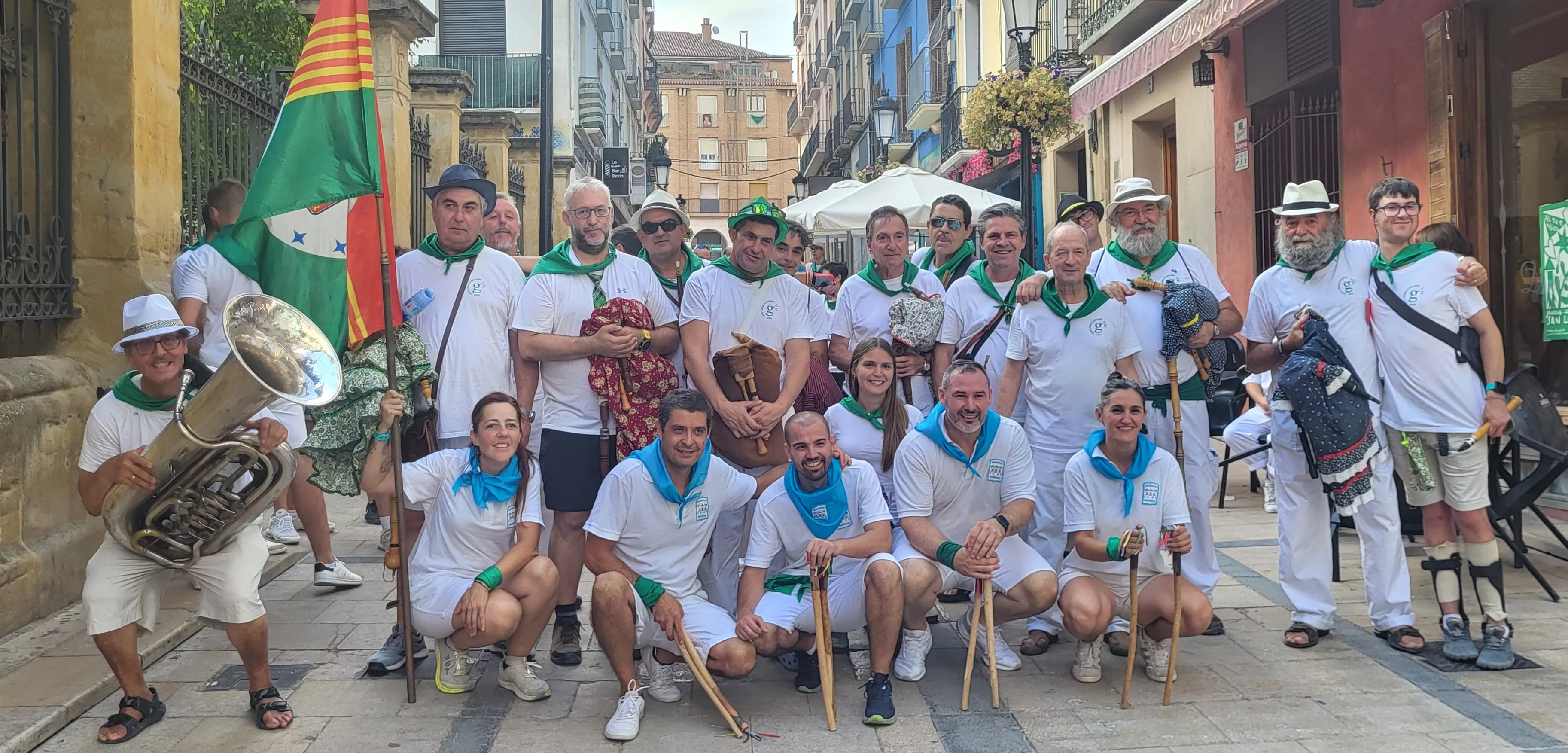 XIII Trobada de Gaiteros de Aragón y XXVIII Aniversario de Gaiters de Tierra Plana. Foto Mercedes Manterola