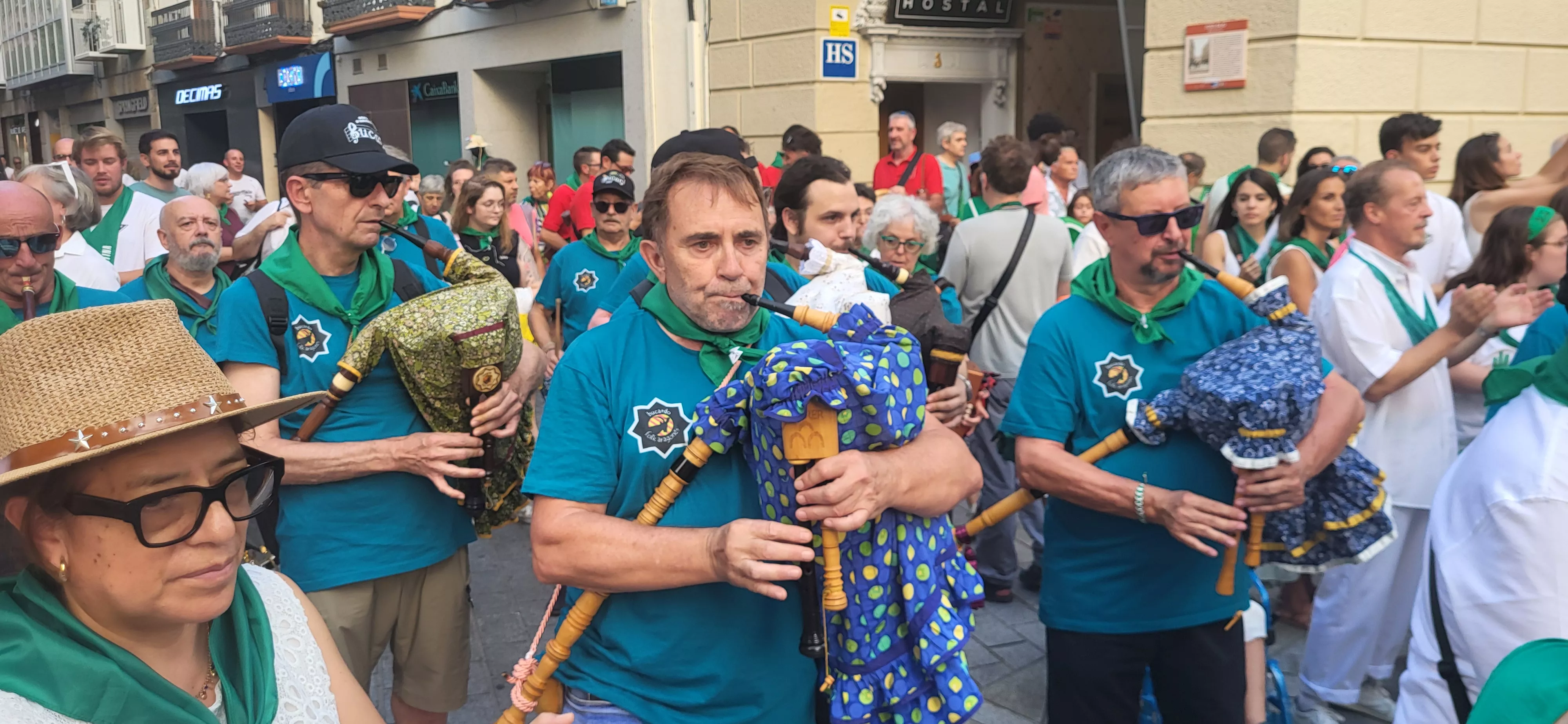 XIII Trobada de Gaiteros de Aragón y XXVIII Aniversario de Gaiters de Tierra Plana. Foto Mercedes Manterola