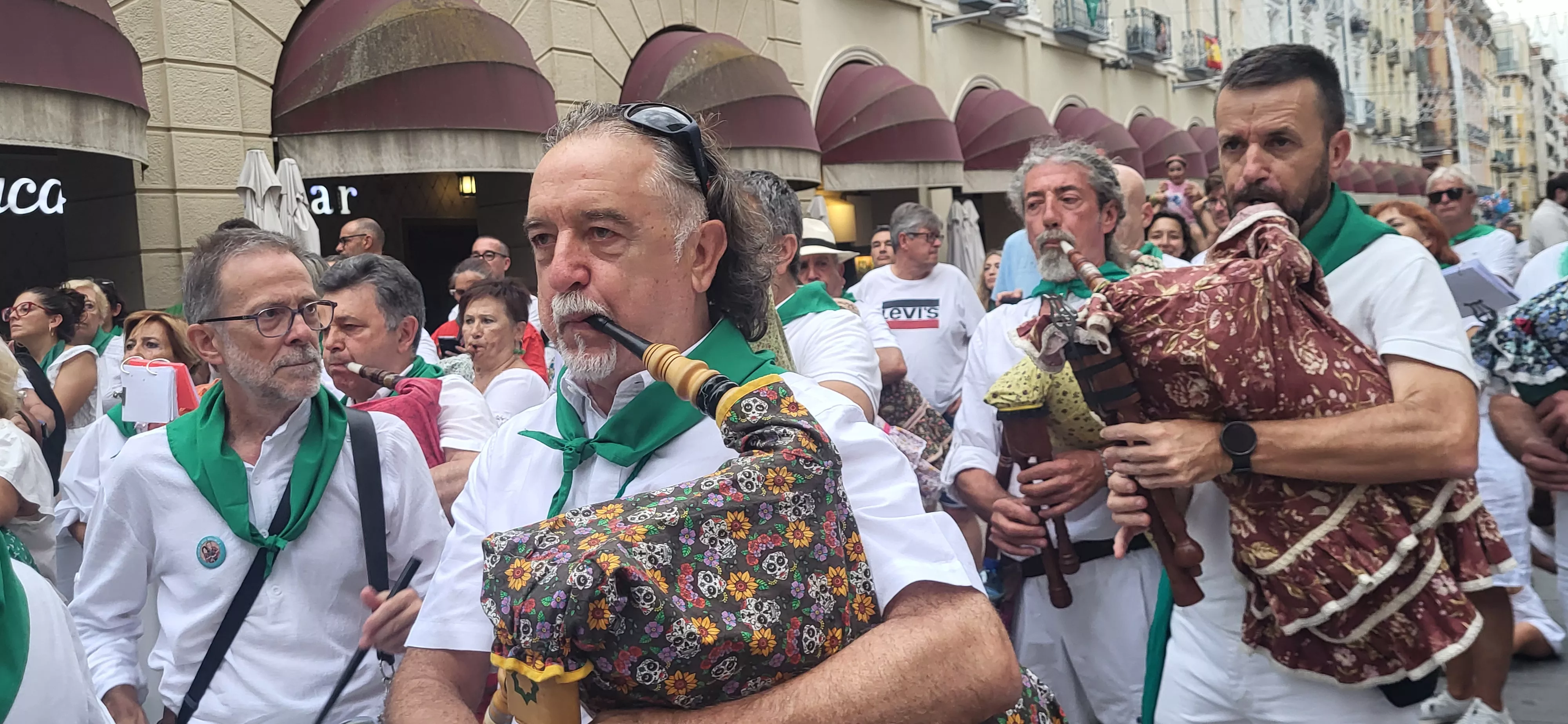 XIII Trobada de Gaiteros de Aragón y XXVIII Aniversario de Gaiters de Tierra Plana. Foto Mercedes Manterola