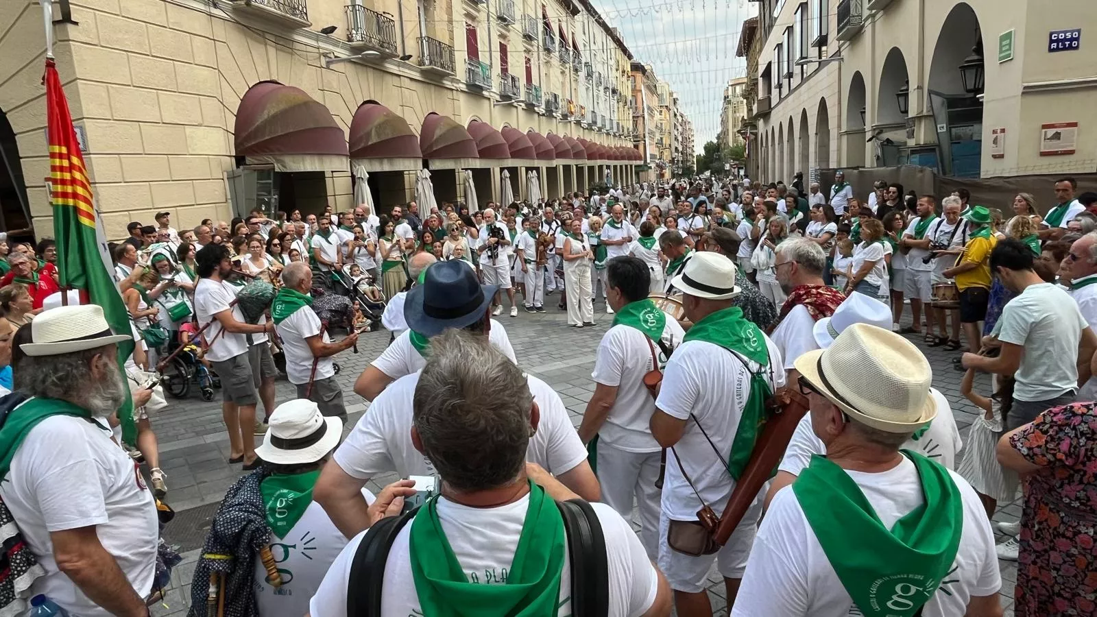 XIII Trobada de Gaiteros de Aragón y XXVIII Aniversario de Gaiters de Tierra Plana. Foto Mercedes Manterola