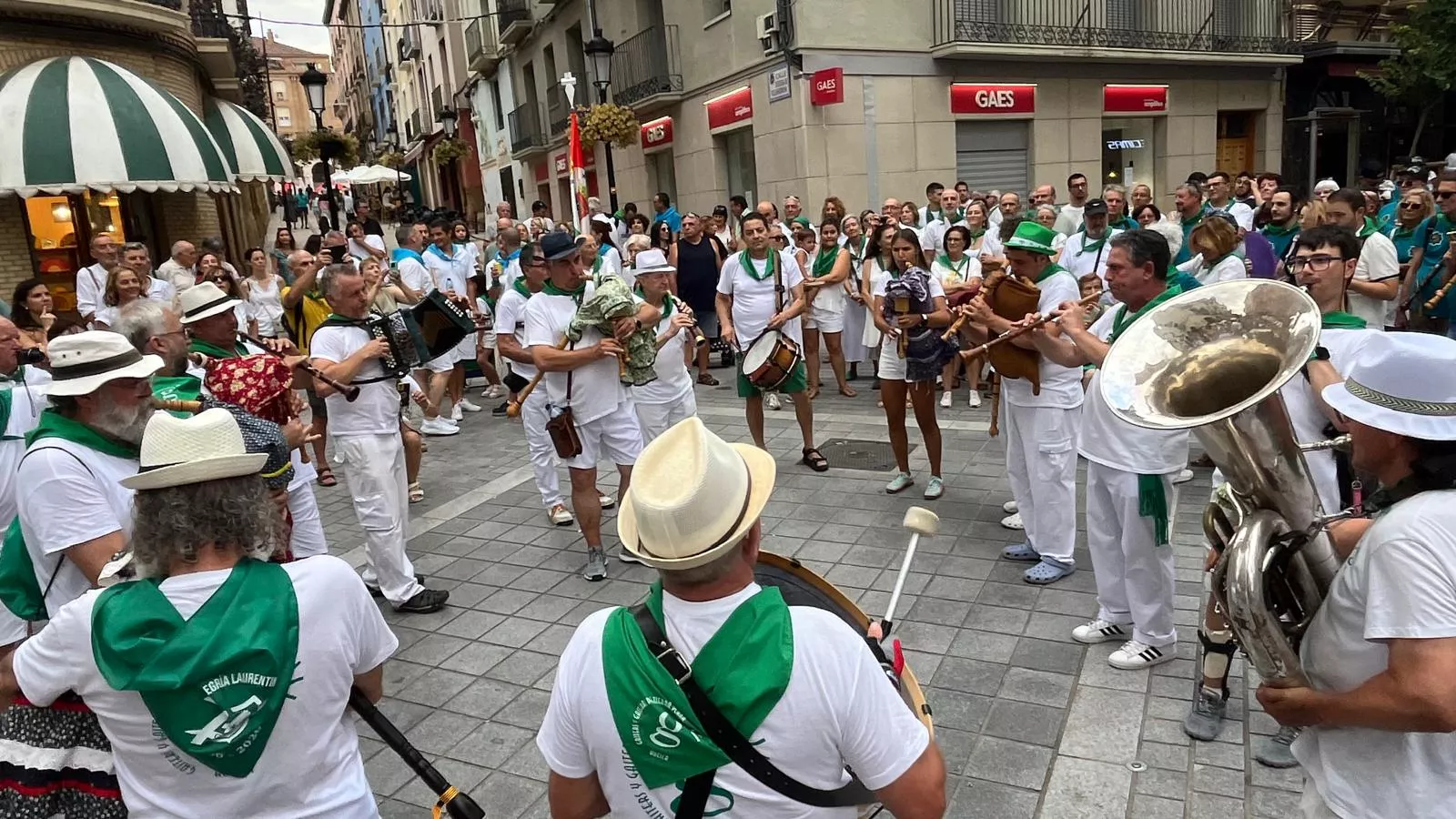 XIII Trobada de Gaiteros de Aragón y XXVIII Aniversario de Gaiters de Tierra Plana. Foto Mercedes Manterola
