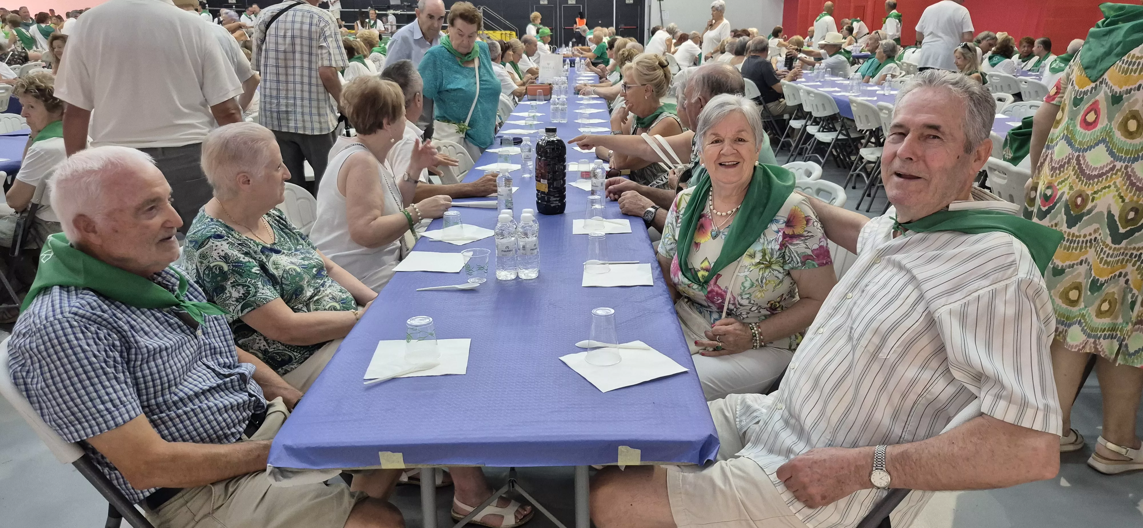 Homenaje a los mayores en la fiestas de San Lorenzo 2026. Foto Myriam Martínez