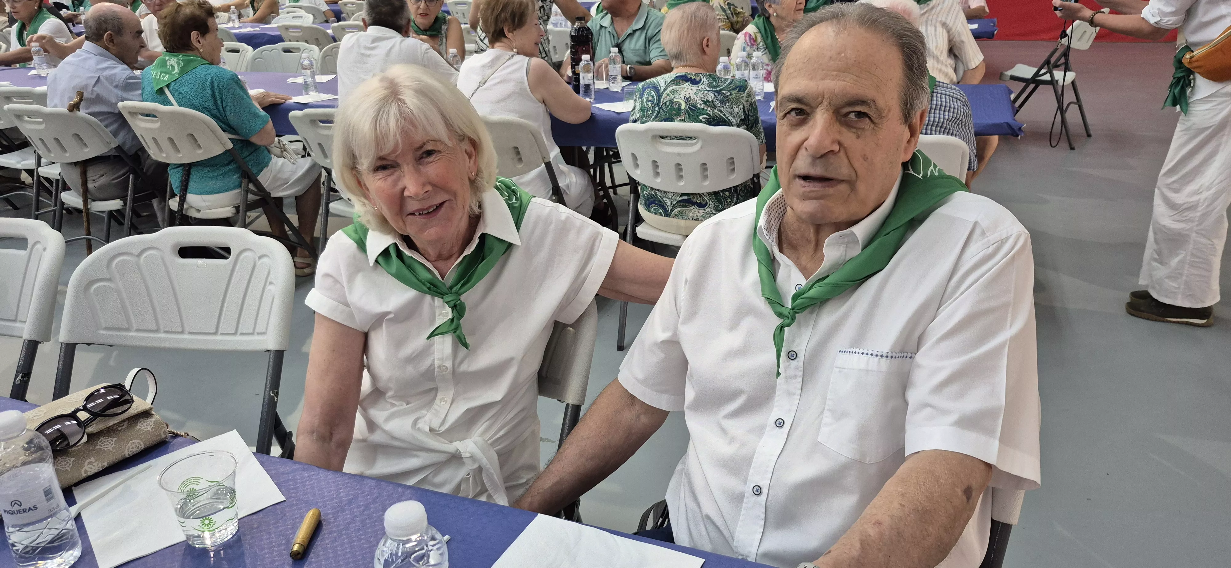 Homenaje a los mayores en la fiestas de San Lorenzo 2026. Foto Myriam Martínez