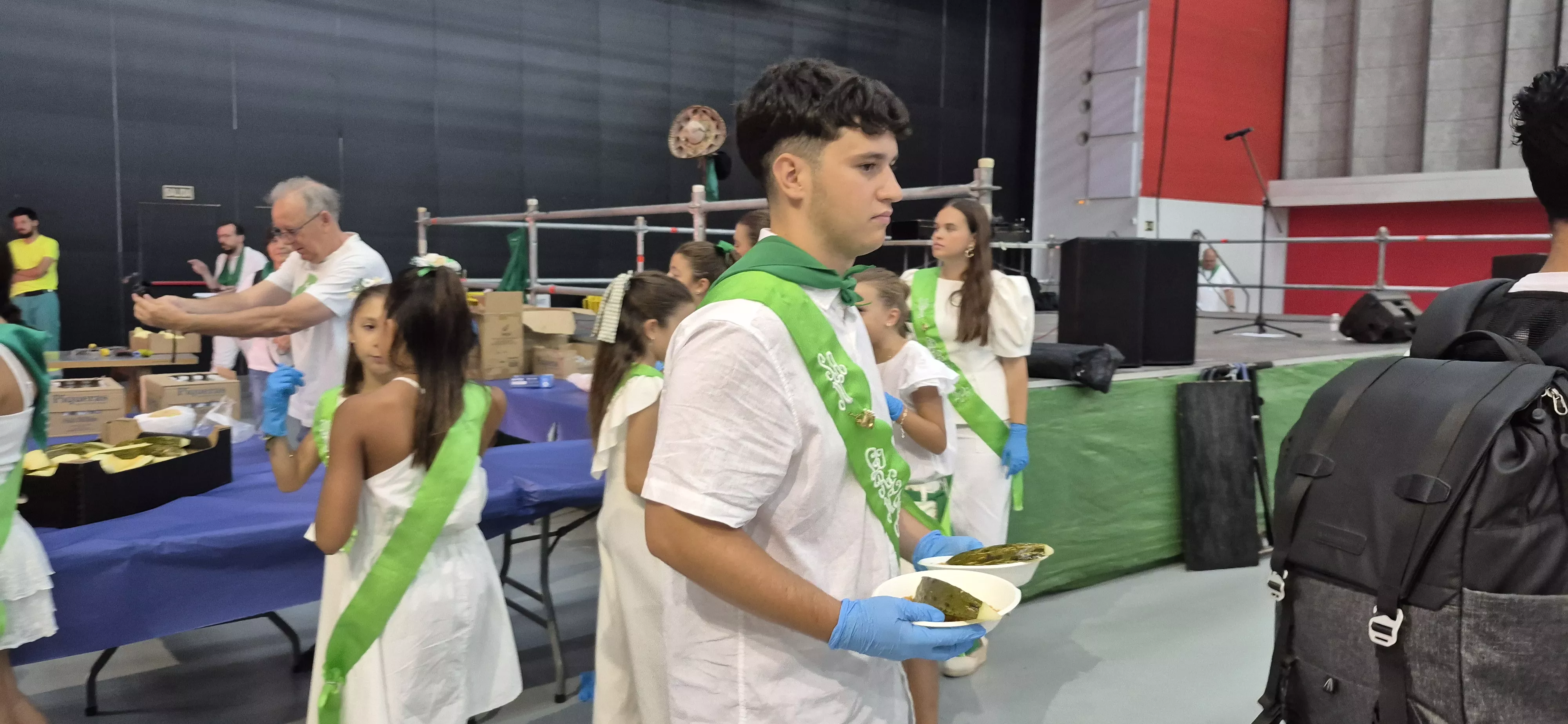 Homenaje a los mayores en la fiestas de San Lorenzo 2026. Foto Myriam Martínez