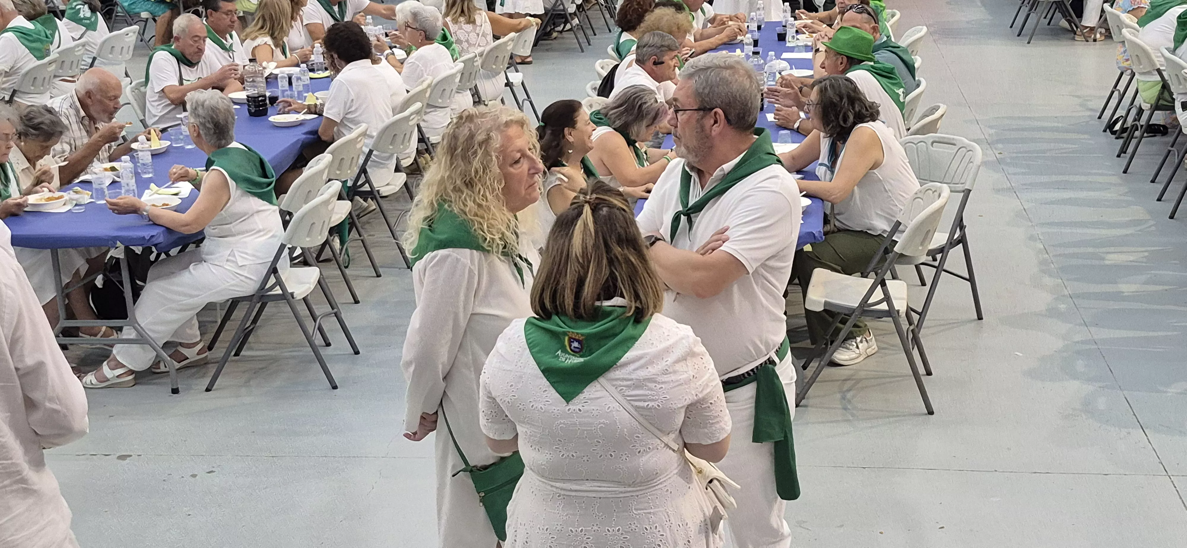 Homenaje a los mayores en la fiestas de San Lorenzo 2026. Foto Myriam Martínez