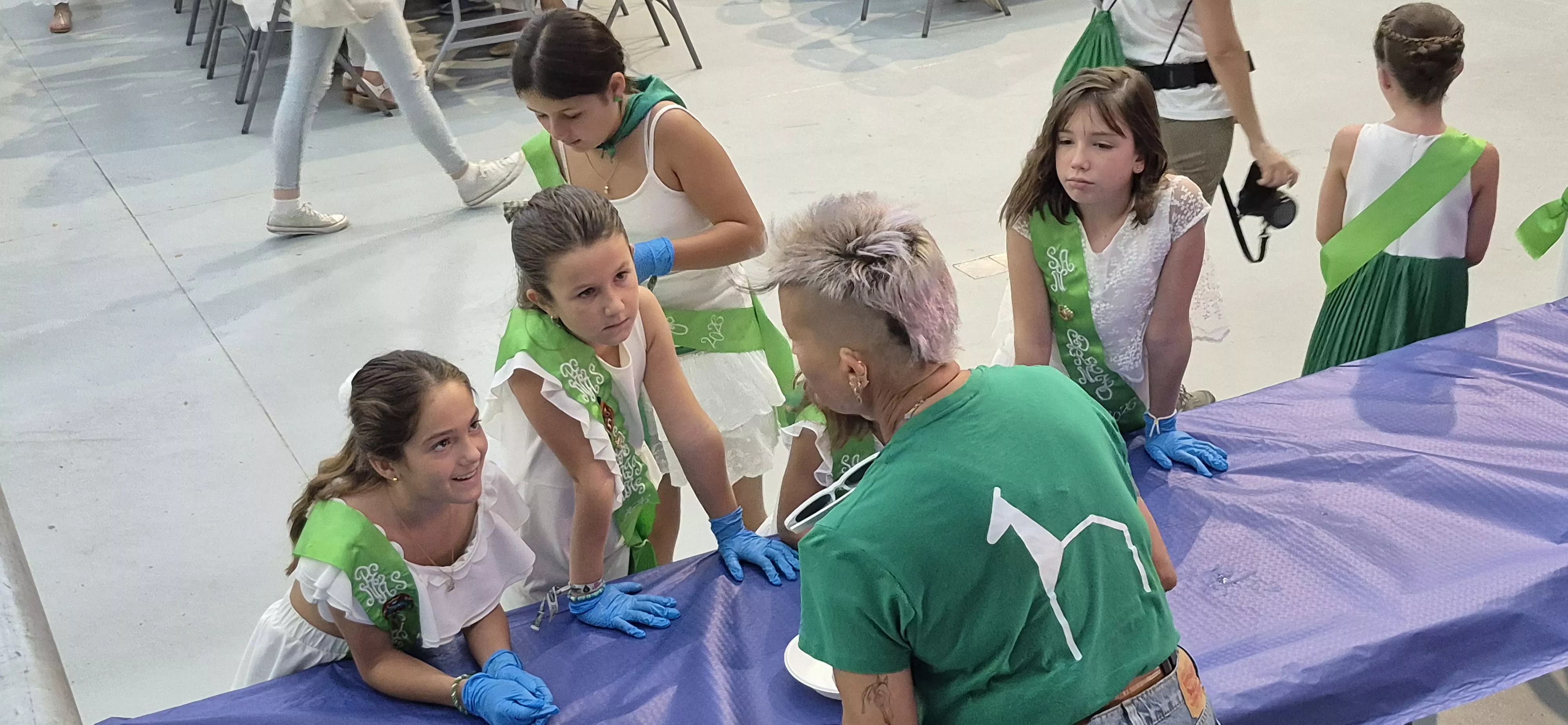 Homenaje a los mayores en la fiestas de San Lorenzo 2026. Foto Myriam Martínez