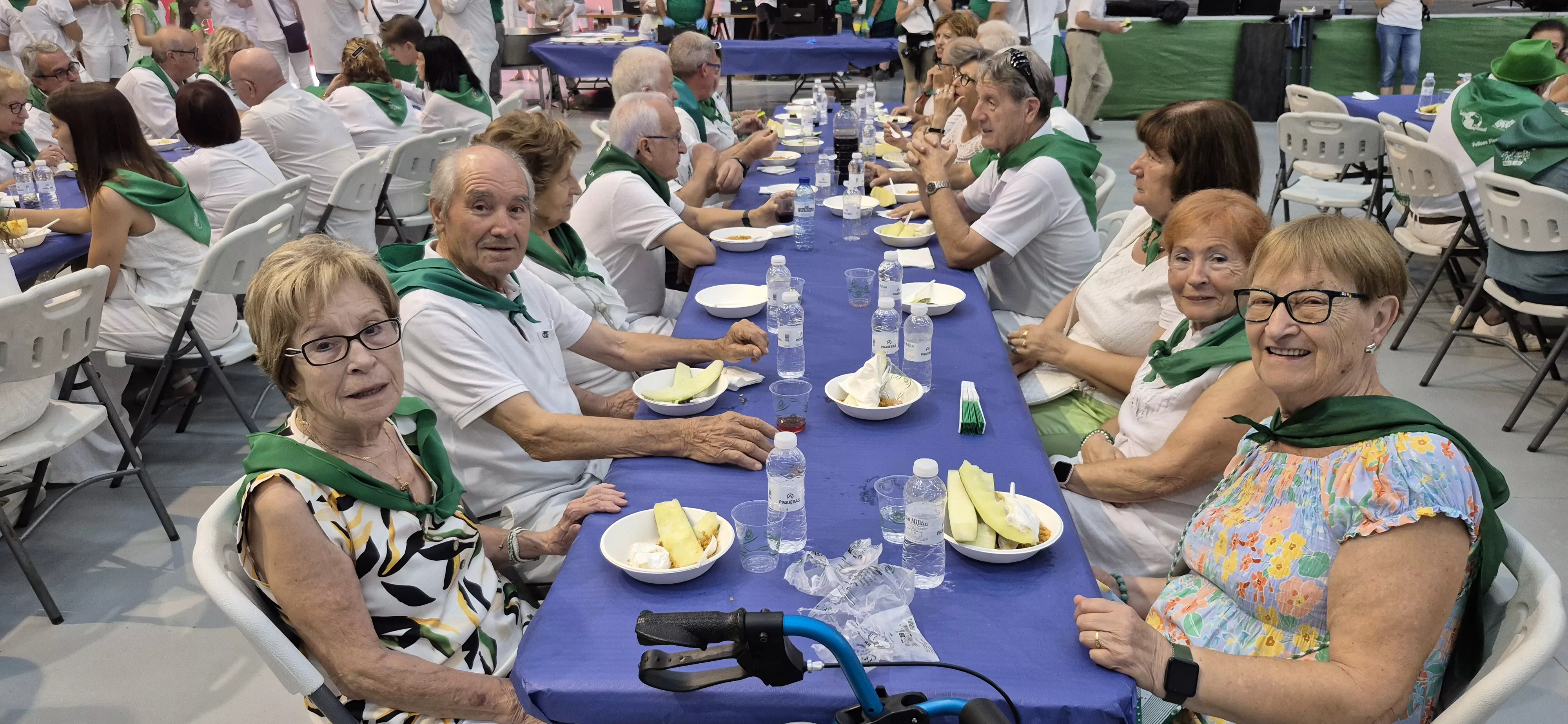 Homenaje a los mayores en la fiestas de San Lorenzo 2026. Foto Myriam Martínez