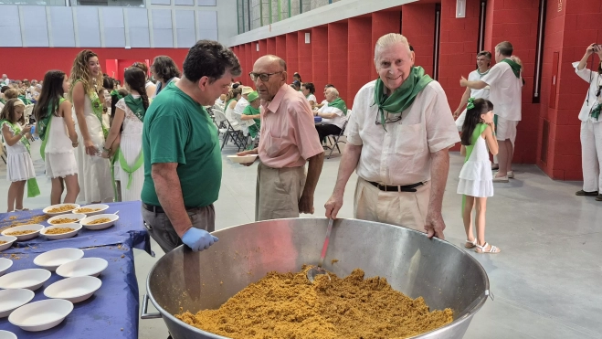 Homenaje a los mayores en la fiestas de San Lorenzo 2026. Foto Myriam Martínez Homenaje a los mayores en la fiestas de San Lorenzo 2026. Foto Myriam Martínez