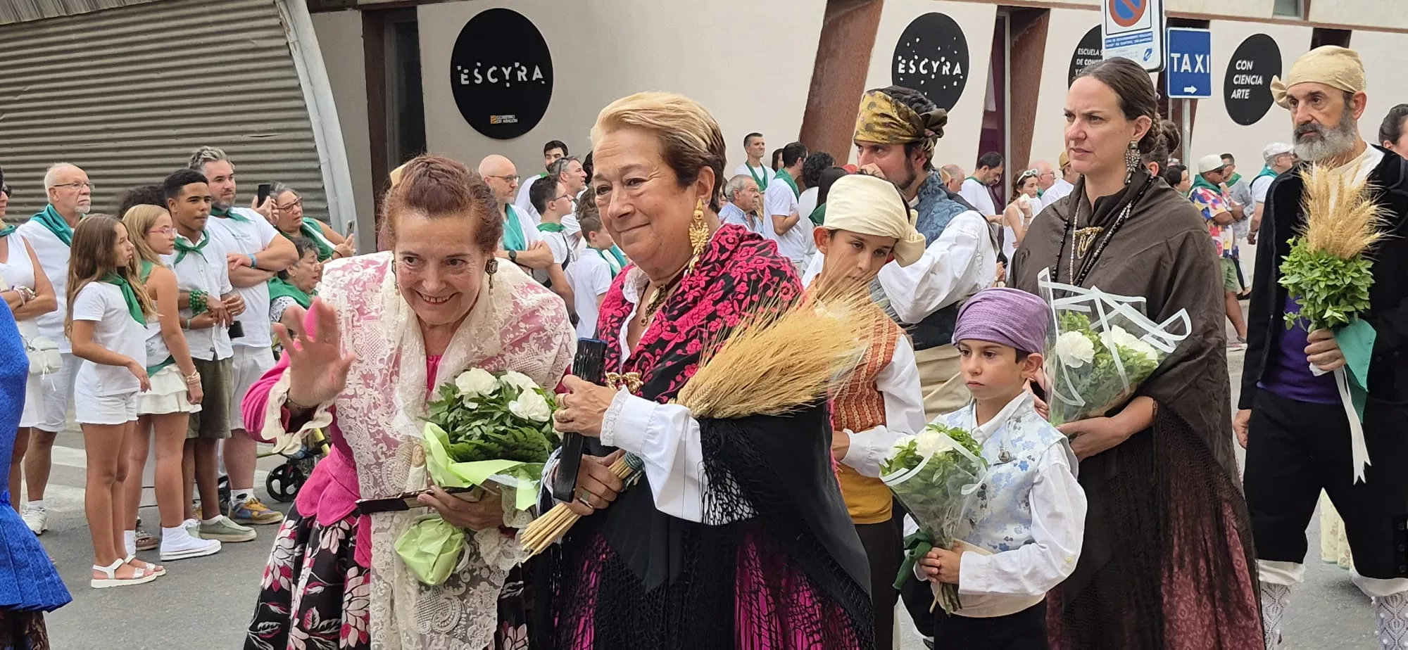 Ofrenda de Flores y Frutos. Foto Myriam Martínez
