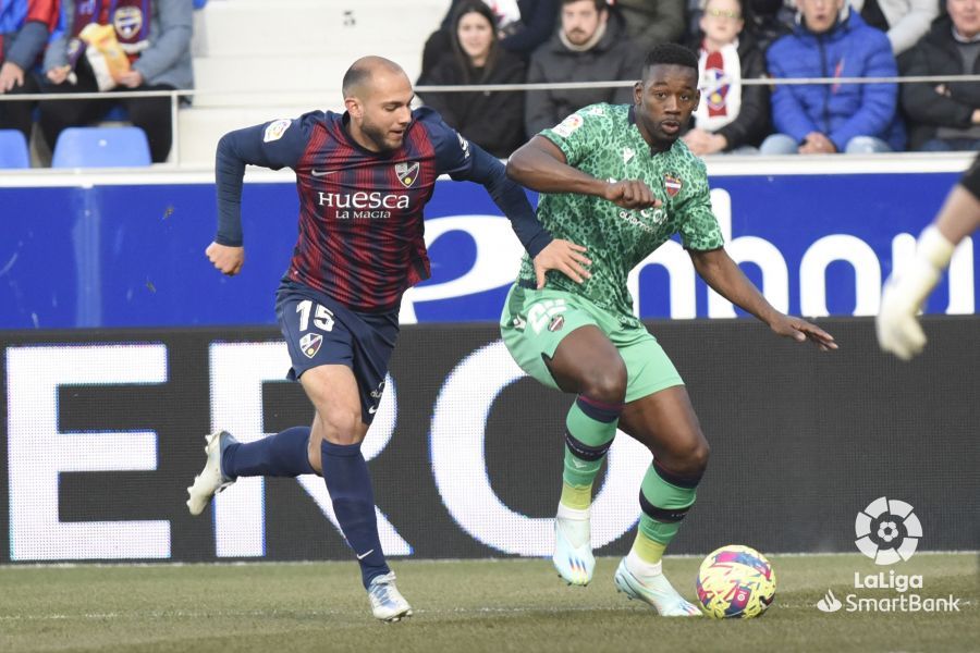 Partido Huesca Levante. Foto La Liga 