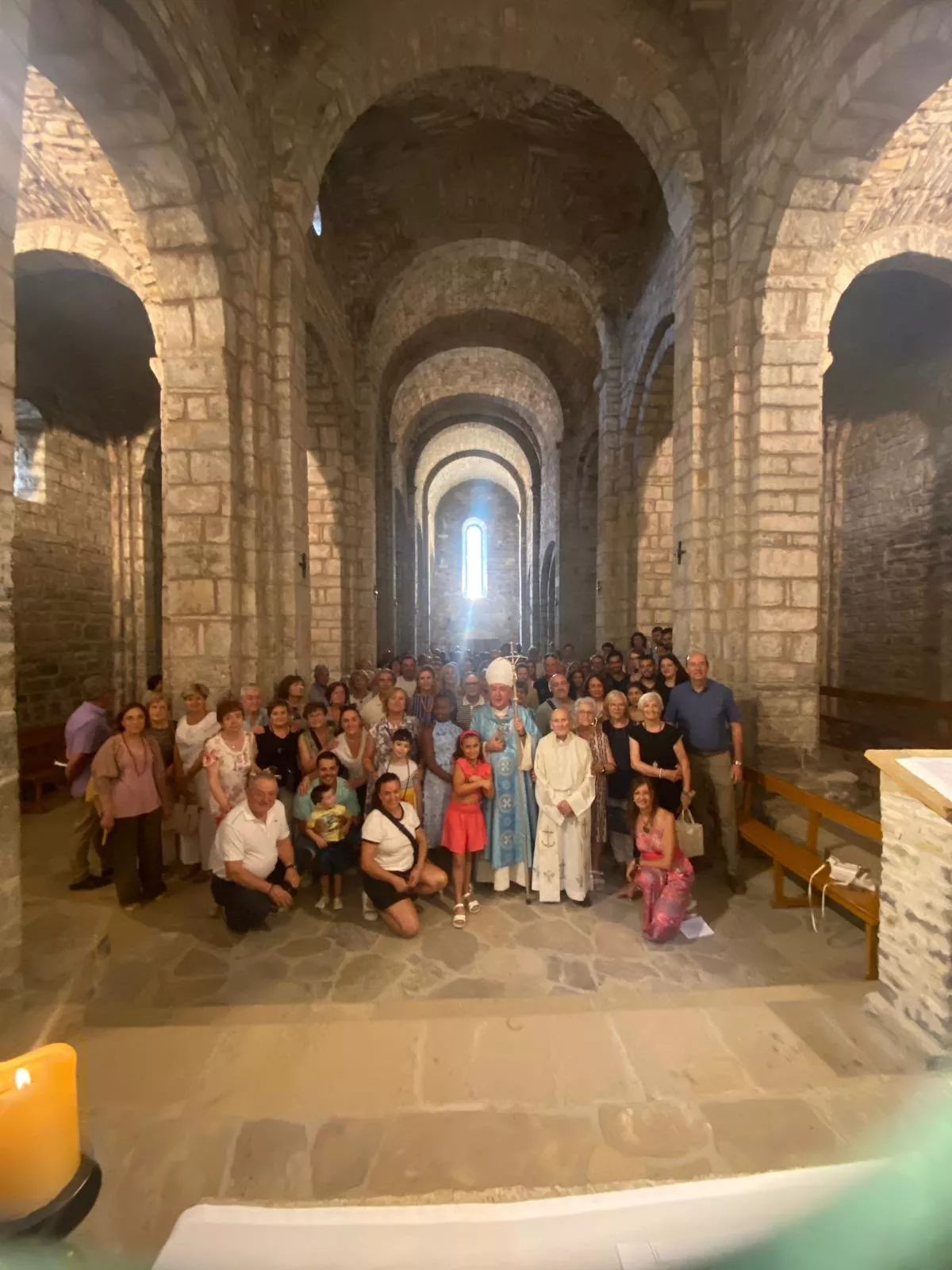 Homenaje al cura Laureano Monclús en el Monasterio de Obarra
