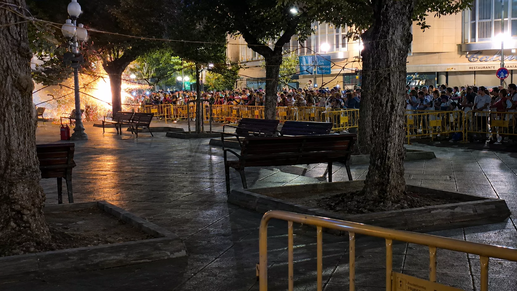 Traca Final de Fin de Fiestas de San Lorenzo. Foto Myriam Martínez