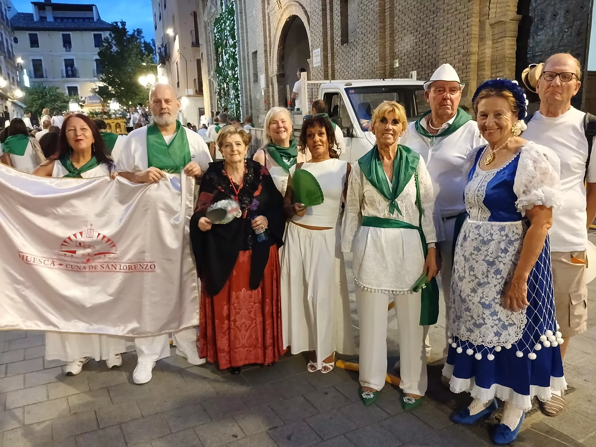 Ofrenda de Flores y Frutos de Huesca Cuna de San Lorenzo